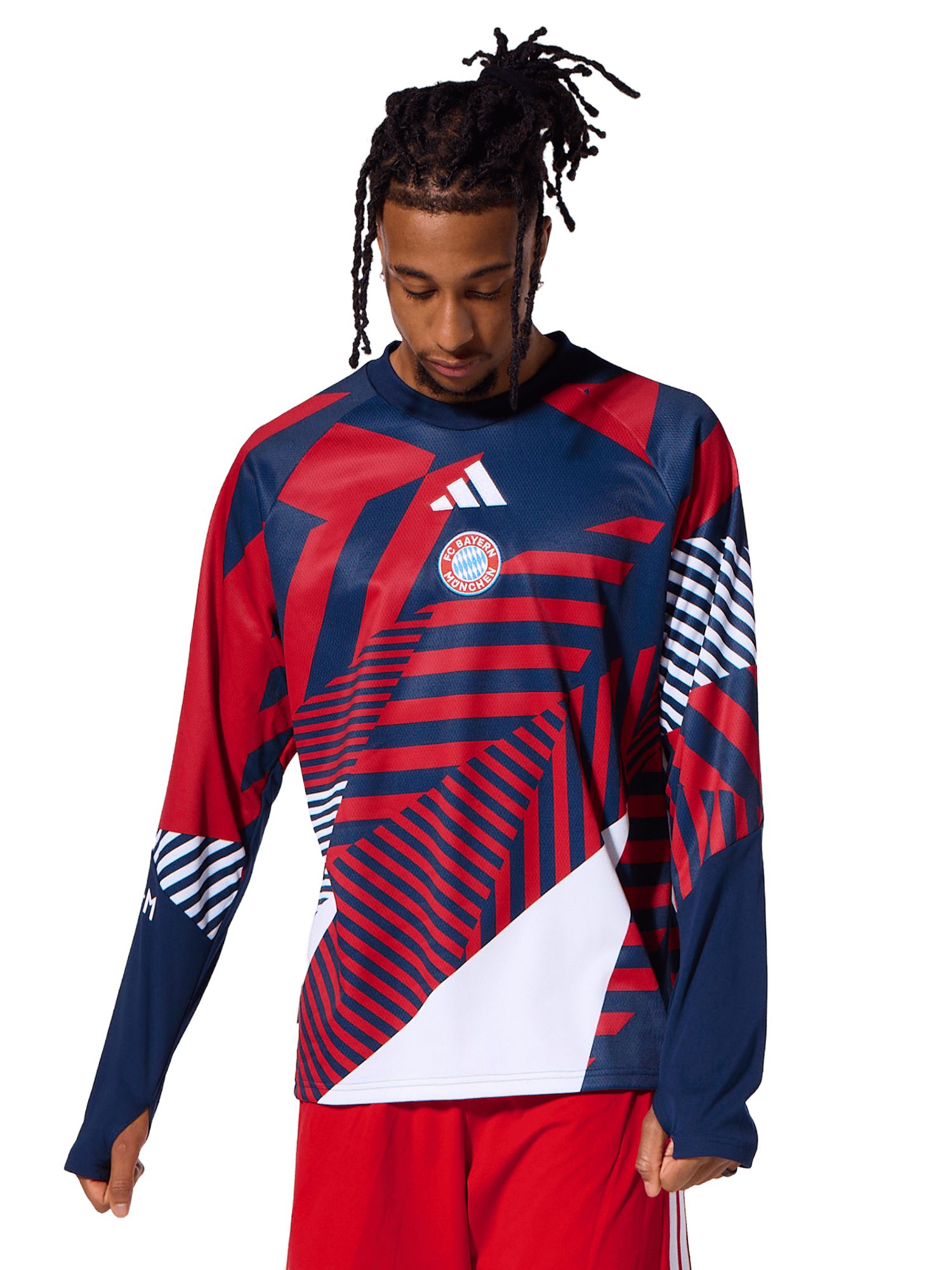 adidas Performance Sweatshirt FC Bayern München, Pre-Match Warmtop 26-27, Herren, Mehrfarbig
