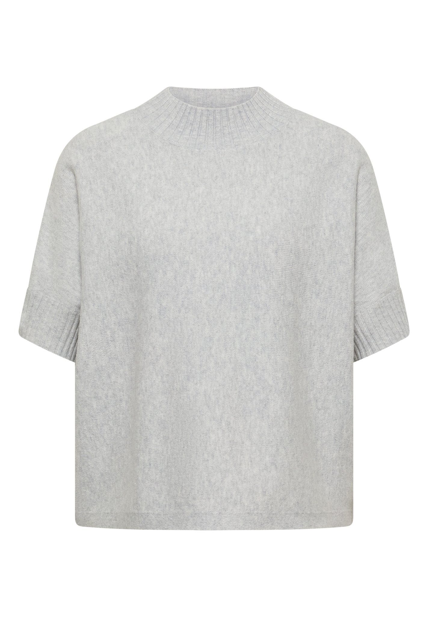 CECIL Kurzarmpullover im angenehmen Materialmix