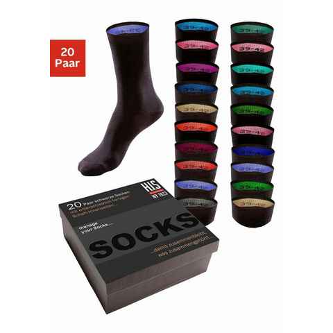 H.I.S Socken (Box, 20-Paar) in praktischer Geschenkbox