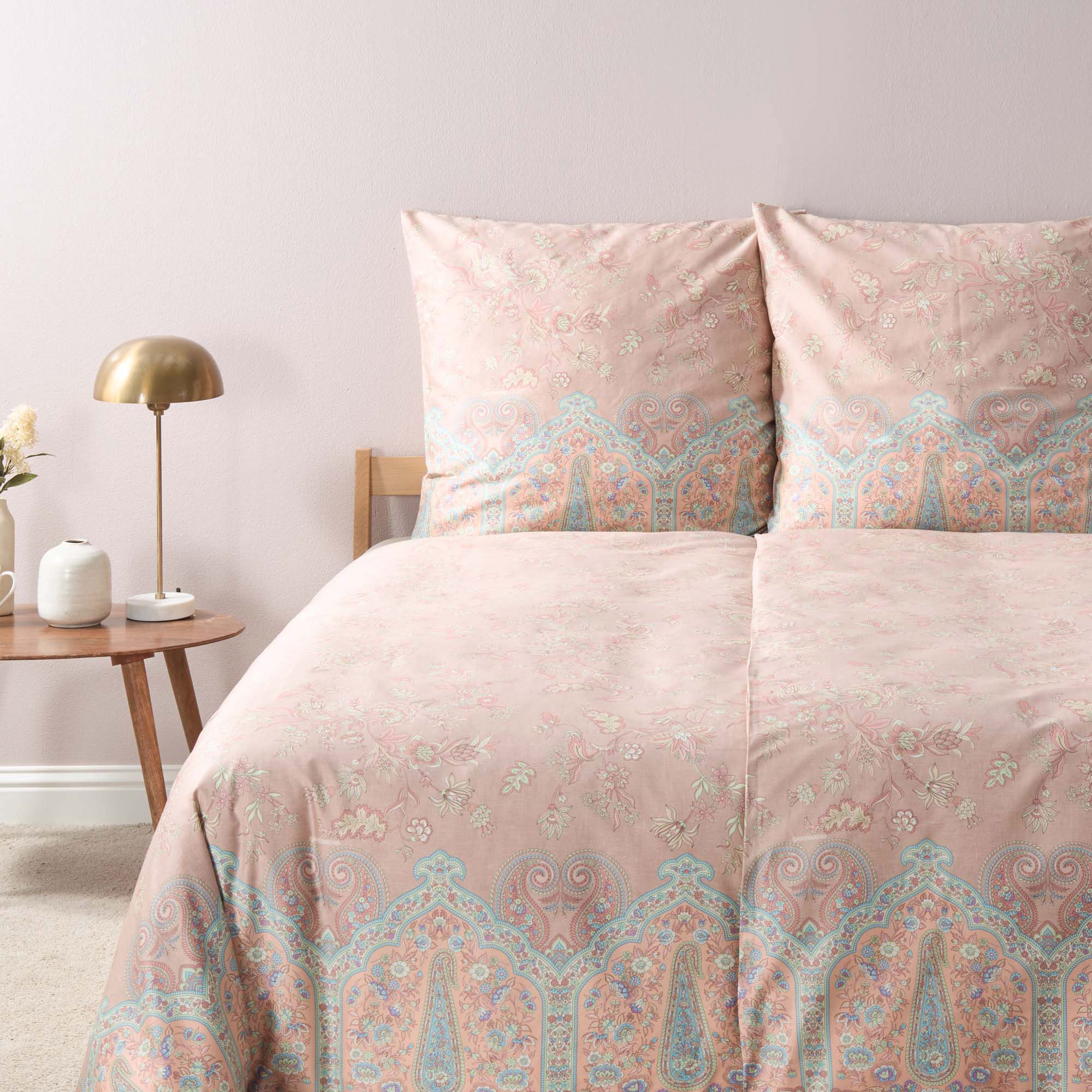 Bassetti Bettwäsche Bassetti Satin Bettwäsche INDIAN ROSES, 41 Elfenbein, B günstig online kaufen