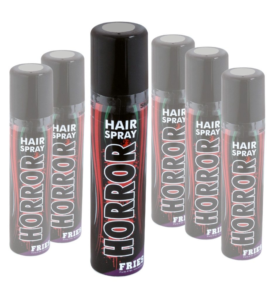 Fries Haarfarbe Horror Haarspray 100 ml farbiges Spray für Halloween & Karneval, Bunte Horror-Looks schnell und auswaschbar