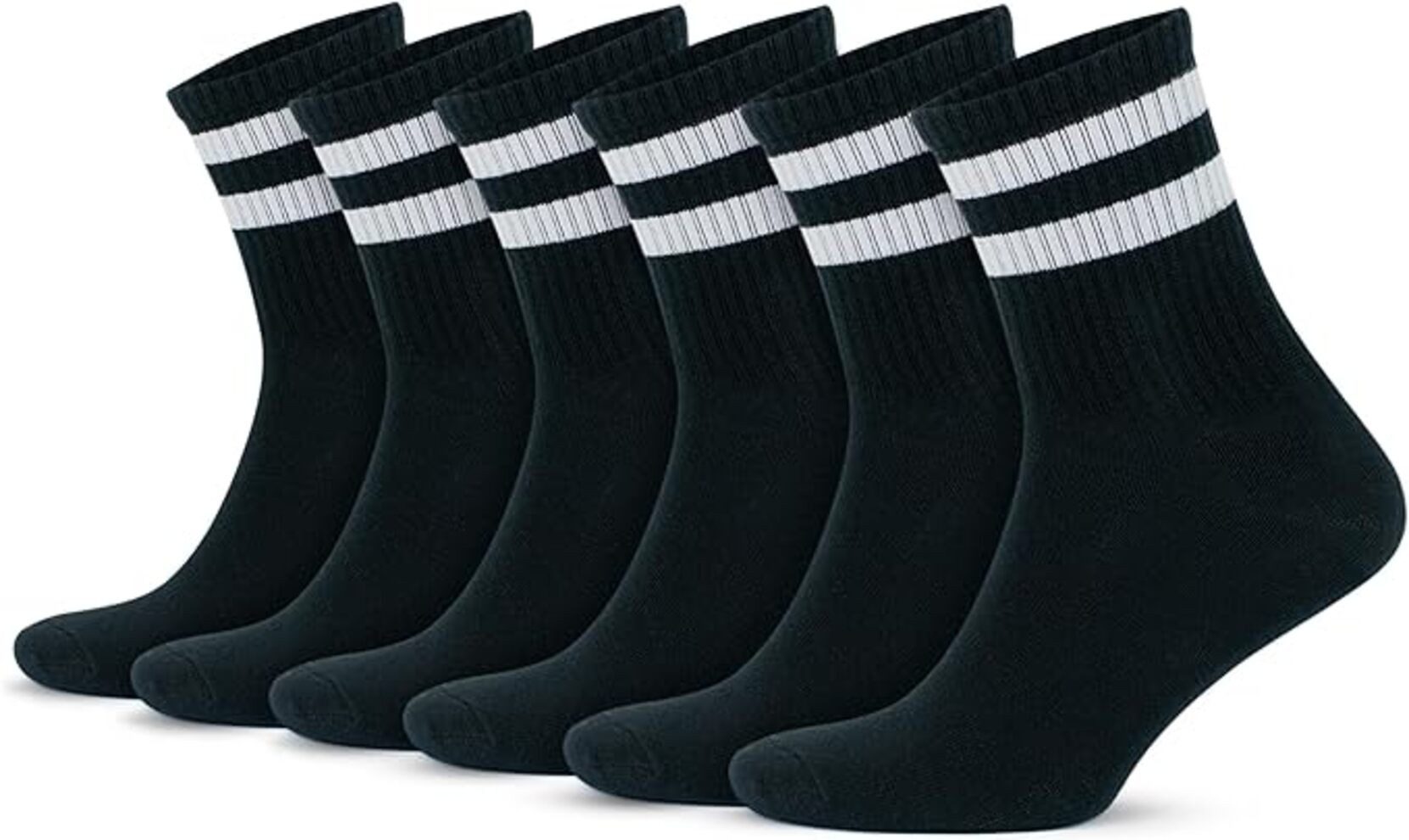 GoWith Tennissocken Retro Socken Freizeitsocken Gestreifte günstig online kaufen