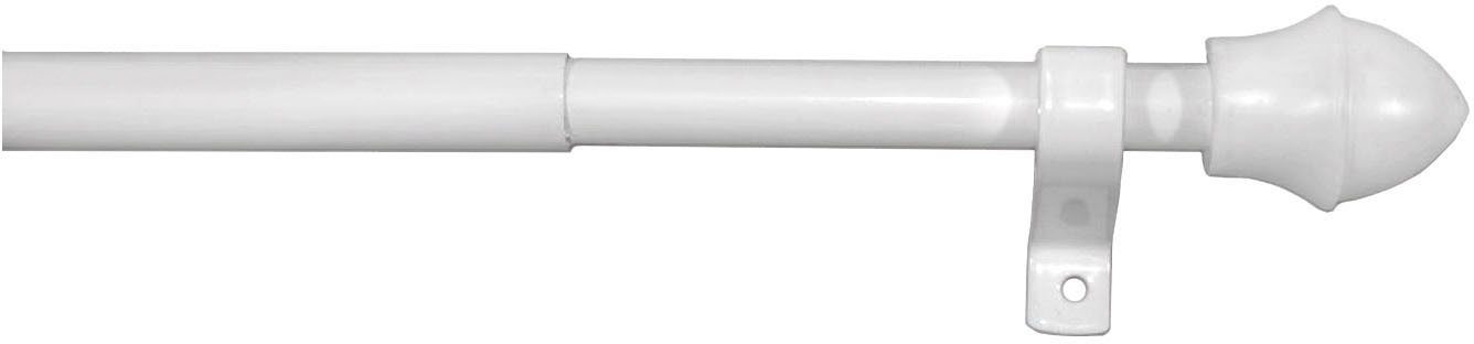 Scheibenstange BAROCK, GARESA, Ø 13 mm, 1-läufig, ausziehbar, verschraubt, Montage zum Schrauben oder klemmen, ausziehbar