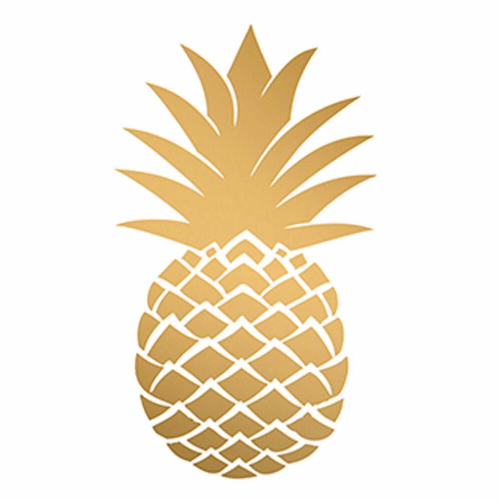 PPD Papierserviette Golden Pineapple 20 Stück 33 cm