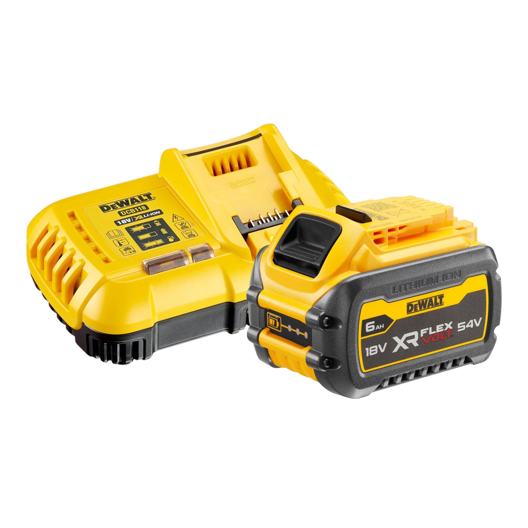 DeWalt Akku-Rasentrimmer DCM 571 T1 Akku Motorsense 54 V FlexVolt 38 cm Brushless + 1x Akku