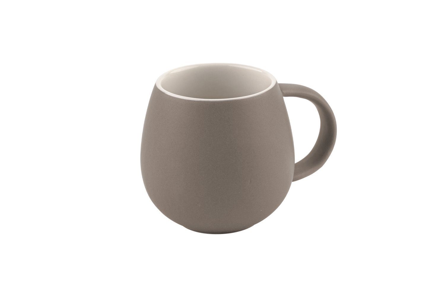 Sallys Tasse Belly Mug, handgemacht aus 400 ml, langer Wärmespeicher durch 100 % Steingut Earl Grey