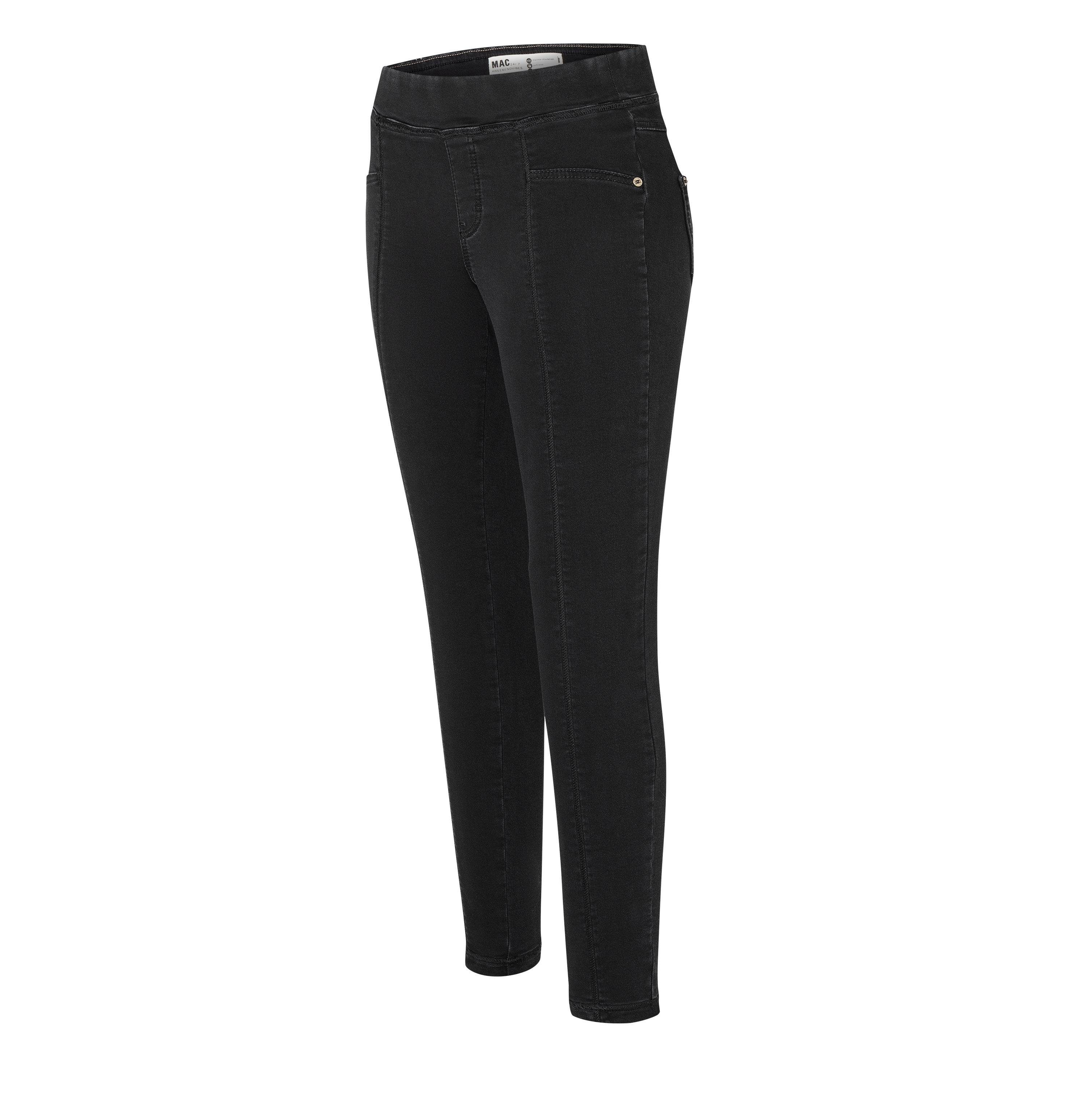 schwarz 5907-90-0350 - rinsewash SOFT D991 ISKO™ LEGGINGS DENIM black Stretch-Jeans MAC cosy MAC