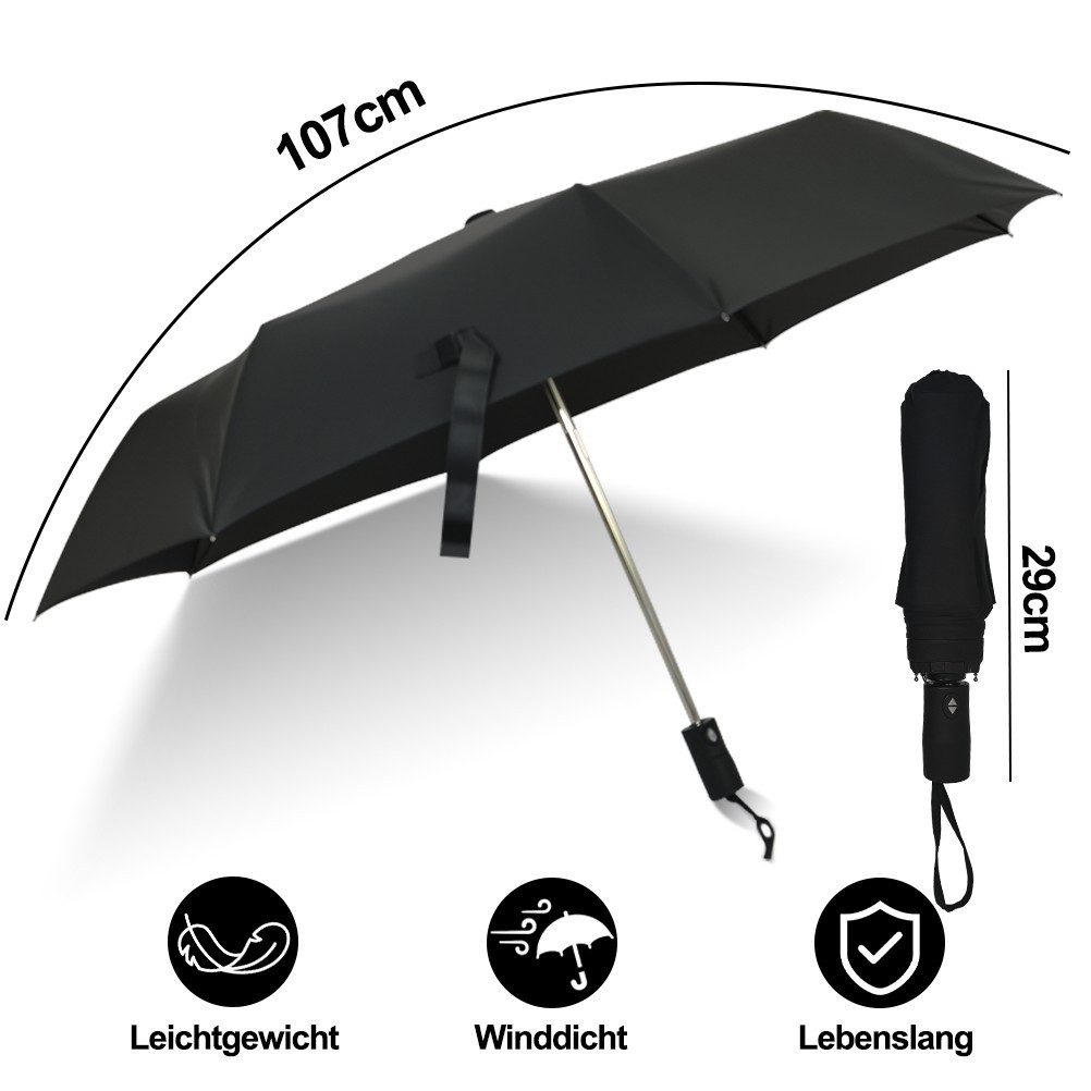 Esun Taschenregenschirm Regenschirm, Umbrella Schirm mit Farbwechsel Regen günstig online kaufen