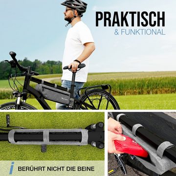 MIVELO Rahmentasche Fahrrad, Rahmen Oberrohrtasche, wasserdicht, 3L, umweltfreundliches Material