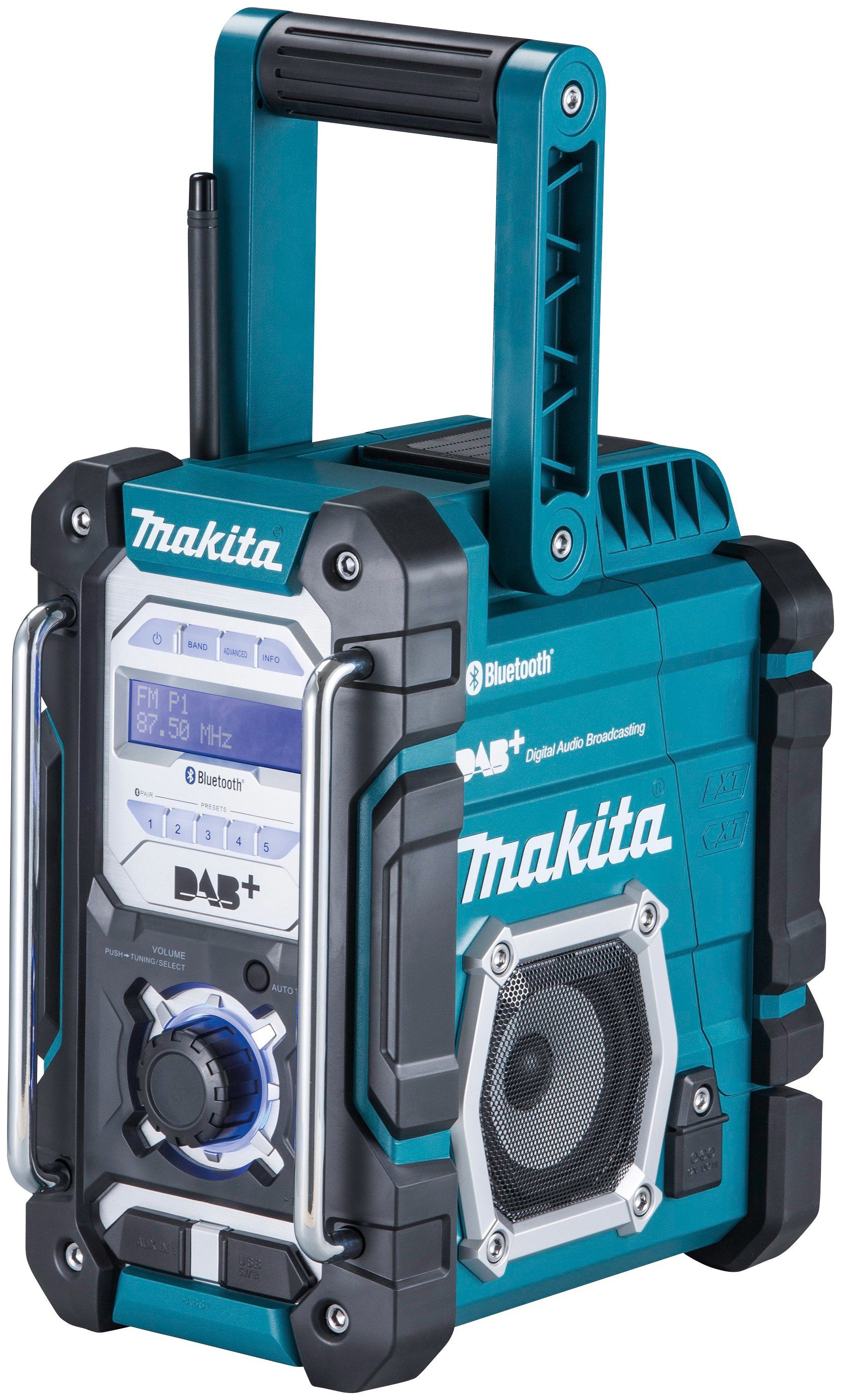 Makita (DAB), Baustellenradio FM-Tuner, ohne DMR112 Akku) (Digitalradio