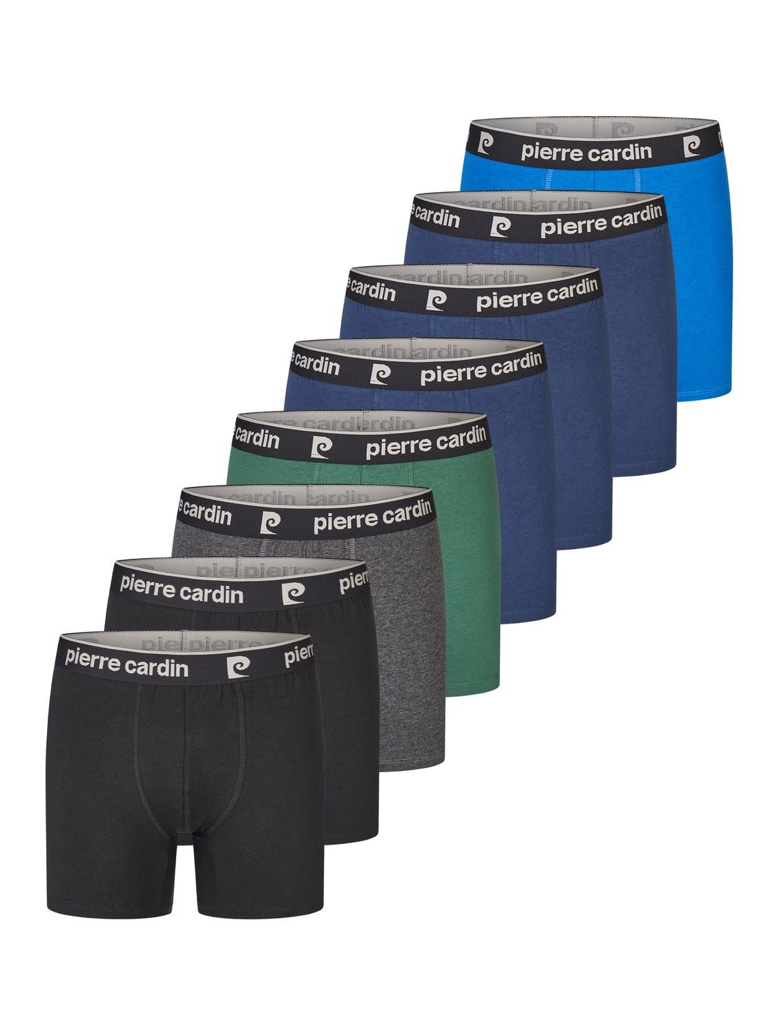 Pierre Cardin Boxershorts Herren Retroshorts 8er Pack Basic Trunks Regular Fit (Vorteilspack, 8-St) Unterhosen mit Stretch