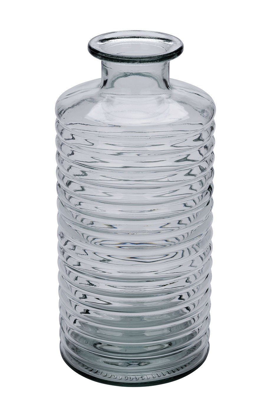 14 geriffelt Spetebo - Vase), Glas dickes 31 1 Dekovase Deko modern, Glas, x St., 1 transparent, (1 Vase tlg., cm