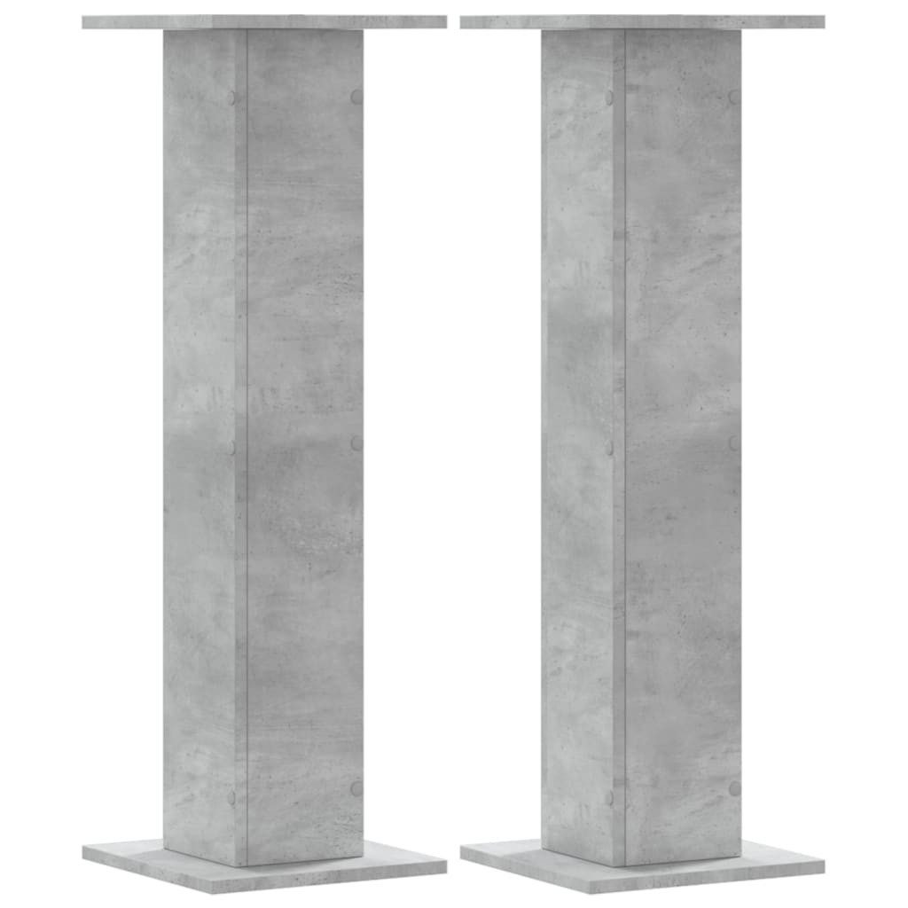 vidaXL Blumenständer Pflanzenständer 2 Stk. Betongrau günstig online kaufen