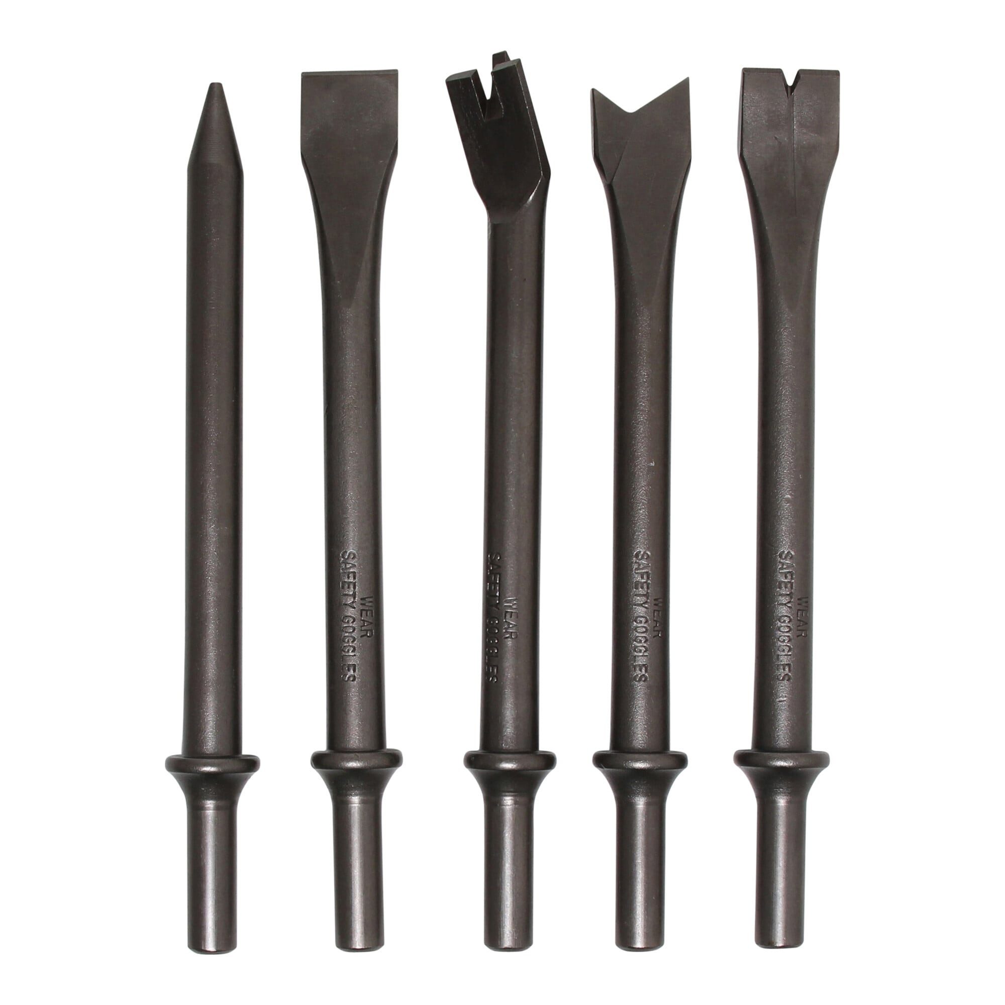 BGS technic Druckluft-Meißelhammer BGS Drucklufthammer-Meißel-Satz 5 teilig