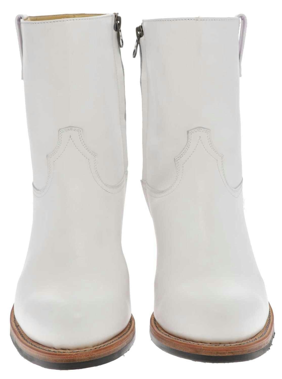 Sendra Boots 17616 Weiss Stiefelette Rahmengenähte günstig online kaufen
