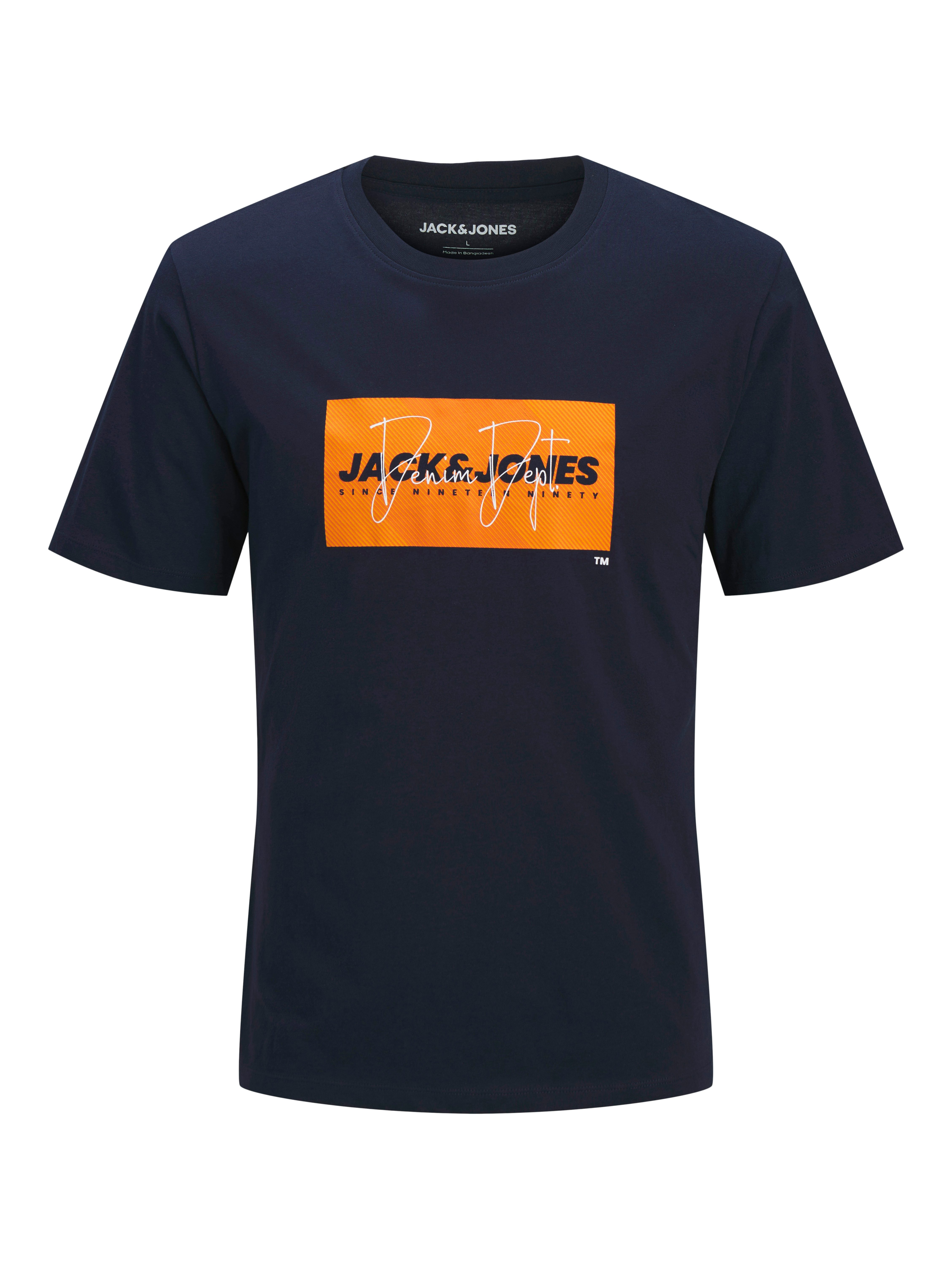 Jack & Jones PlusSize Rundhalsshirt JJCOLE PRINT TEE SS CREW NECK PLS