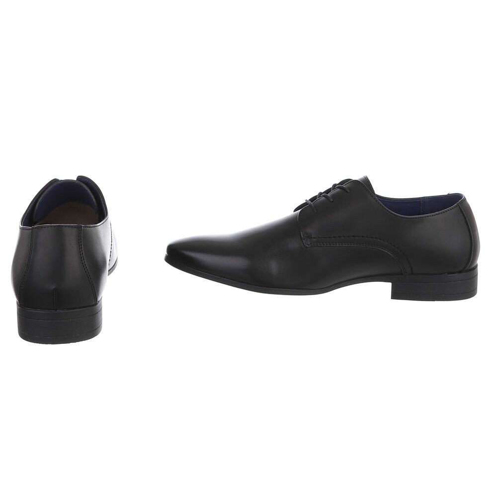 Coolwalk Herrenschuh Schnürer elegant für Business & Freizeit Schnürschuh (91917941) Blockabsatz Business-Schuhe in Schwarz – Bild 5 von 5
