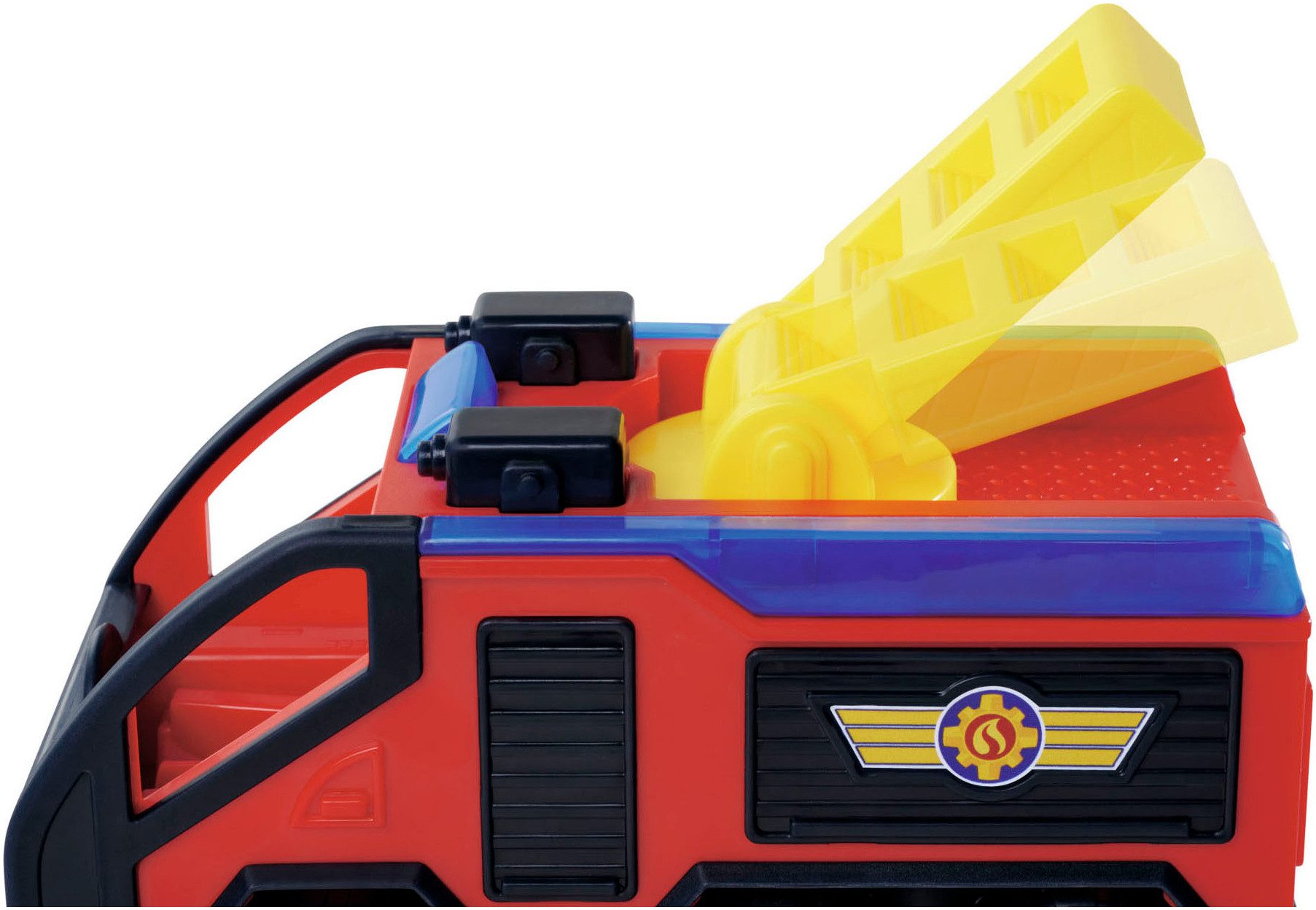 SIMBA Spielzeug-Feuerwehr Feuerwehrmann Sam Junior Jupiter Neue Version, mit beweglicher Figur