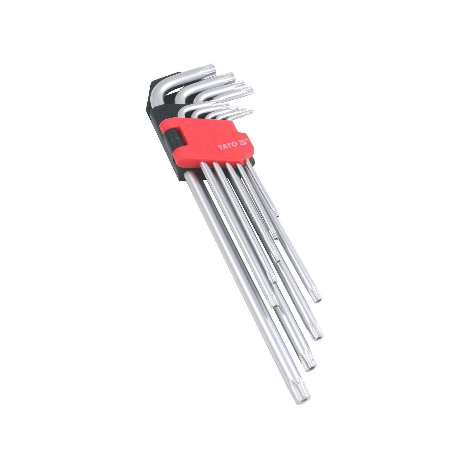 Stecknüsse Torx Schlüsselsatz 9- teilig YT-0512, 9-tlg.