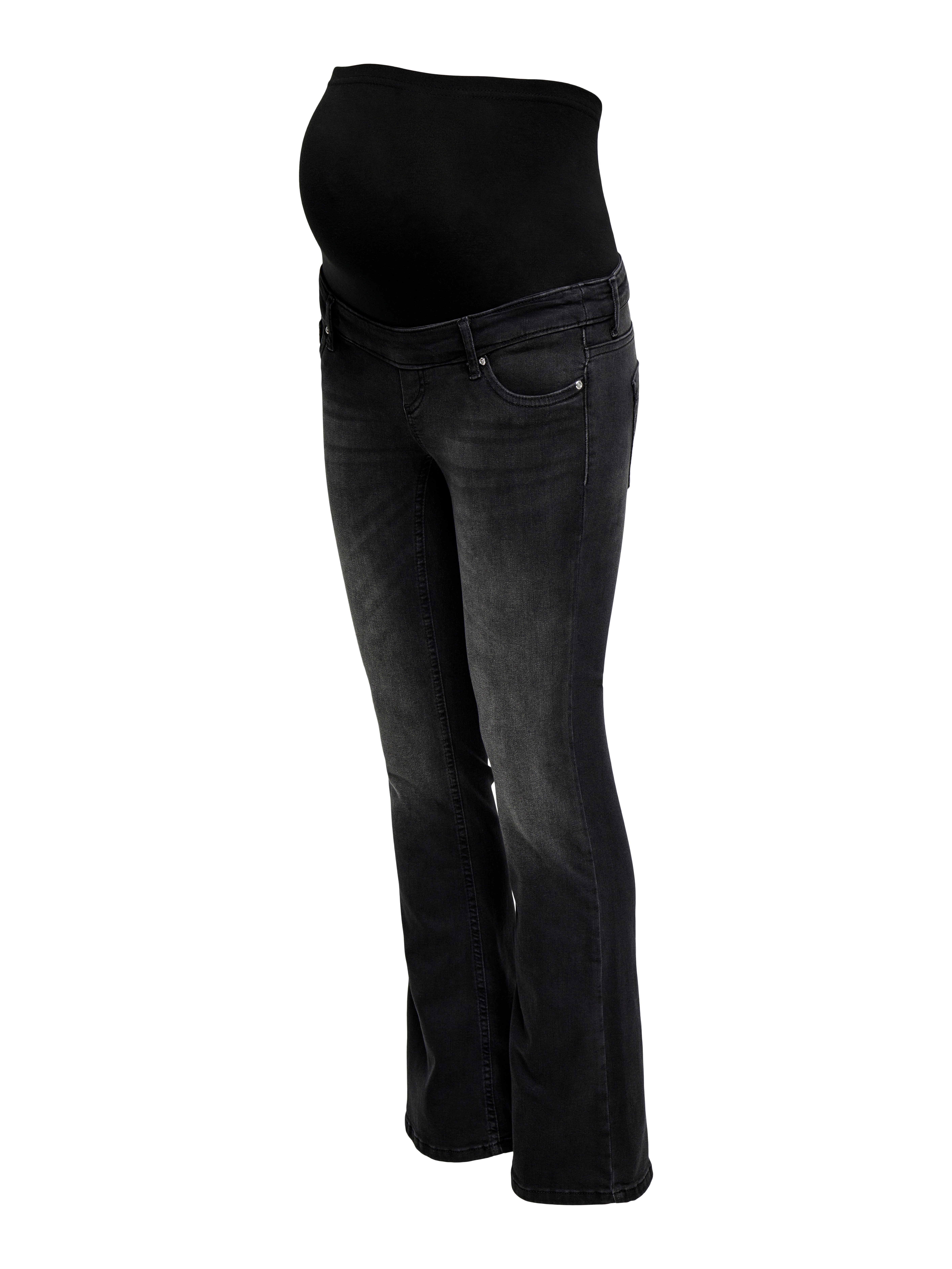 ONLY MATERNITY Bootcut-Jeans OLMBLUSH MID WAIST FLARED DNM BOX NOOS