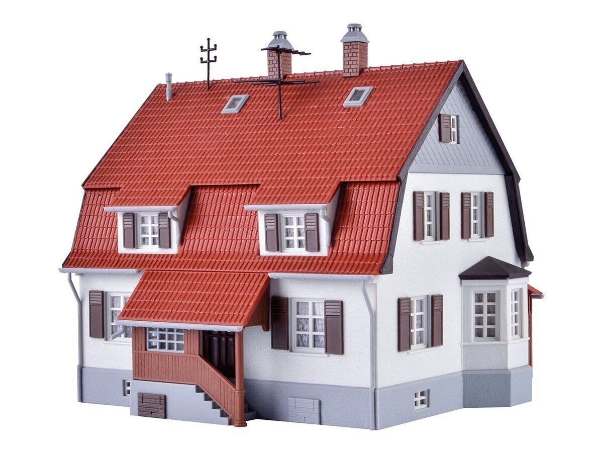 Kibri Модельное железнодорожное здание Kibri 38162 H0 Wohnhaus mit Erker, Spur H0