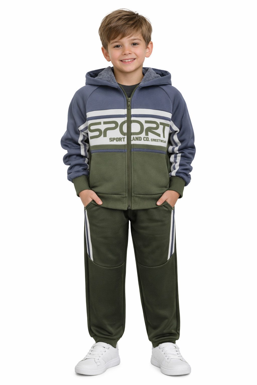 Trainingsanzug warmer Trainingsanzug Sport Jogginganzug Kinder Freizeitanzug JF176a