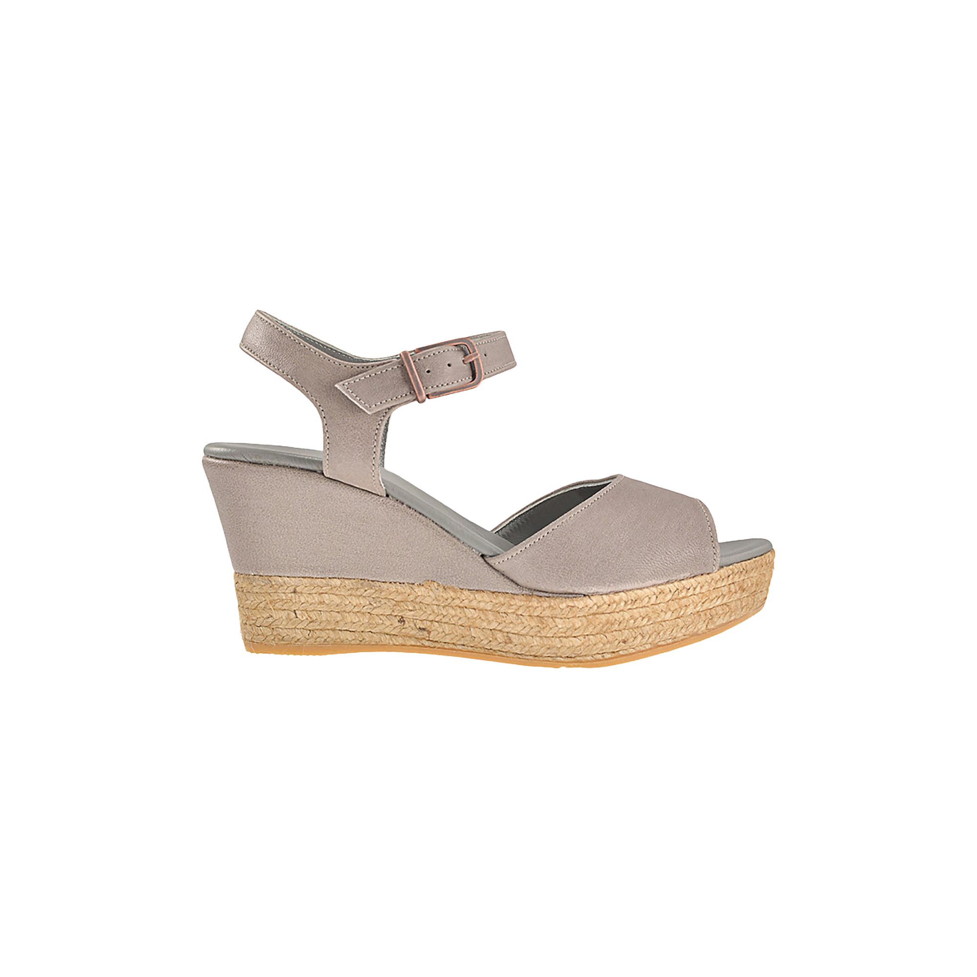 Fred de la Bretoniere Fred de la Bretoniere 316017, Sandaletten, Grau, Damen Sandalette