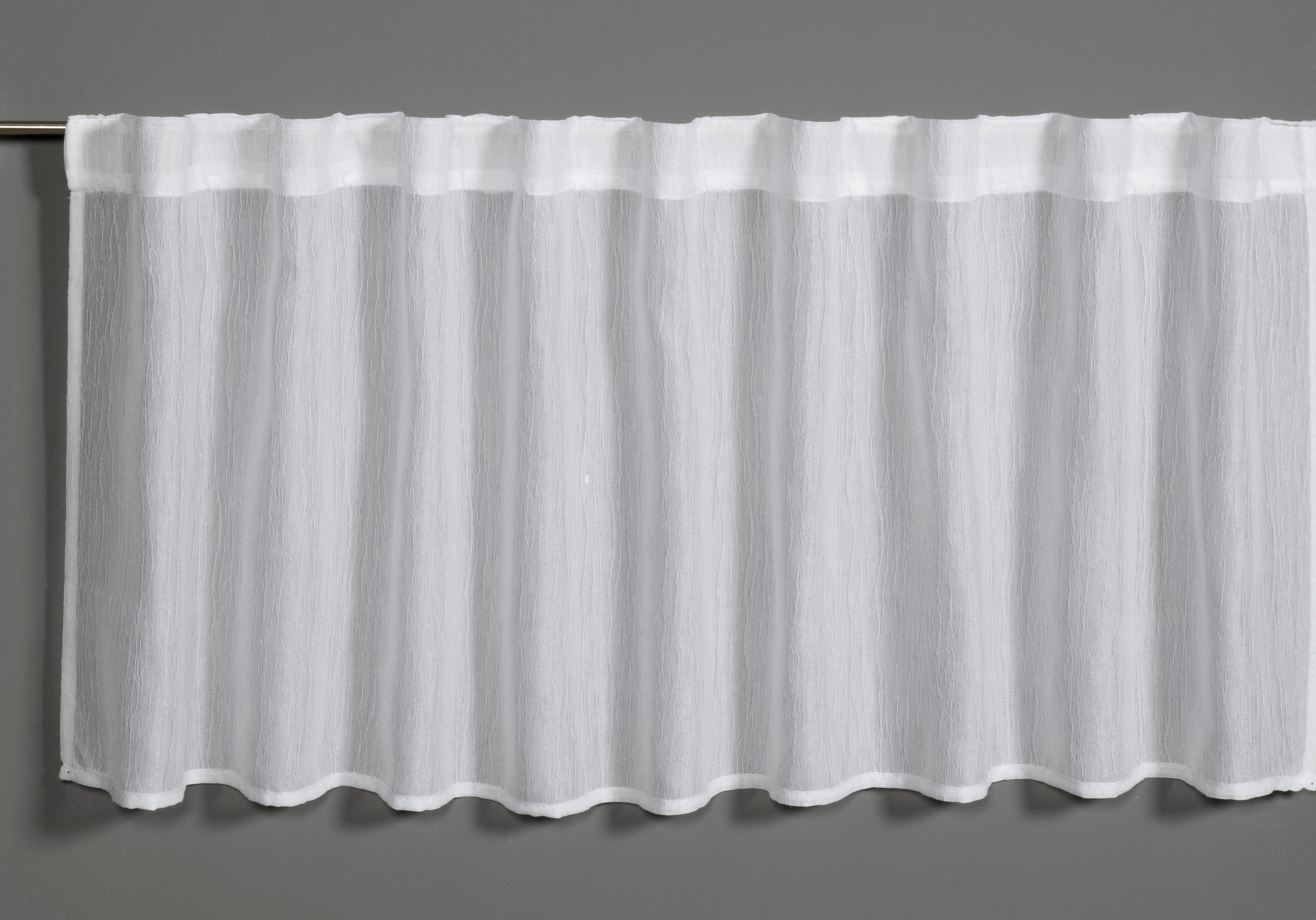 Gardine Jacquard-Voile, (1 Stoff transparent, Jaquard-Voile Bistrogardine St), GARDINIA, transparent, Polyester,