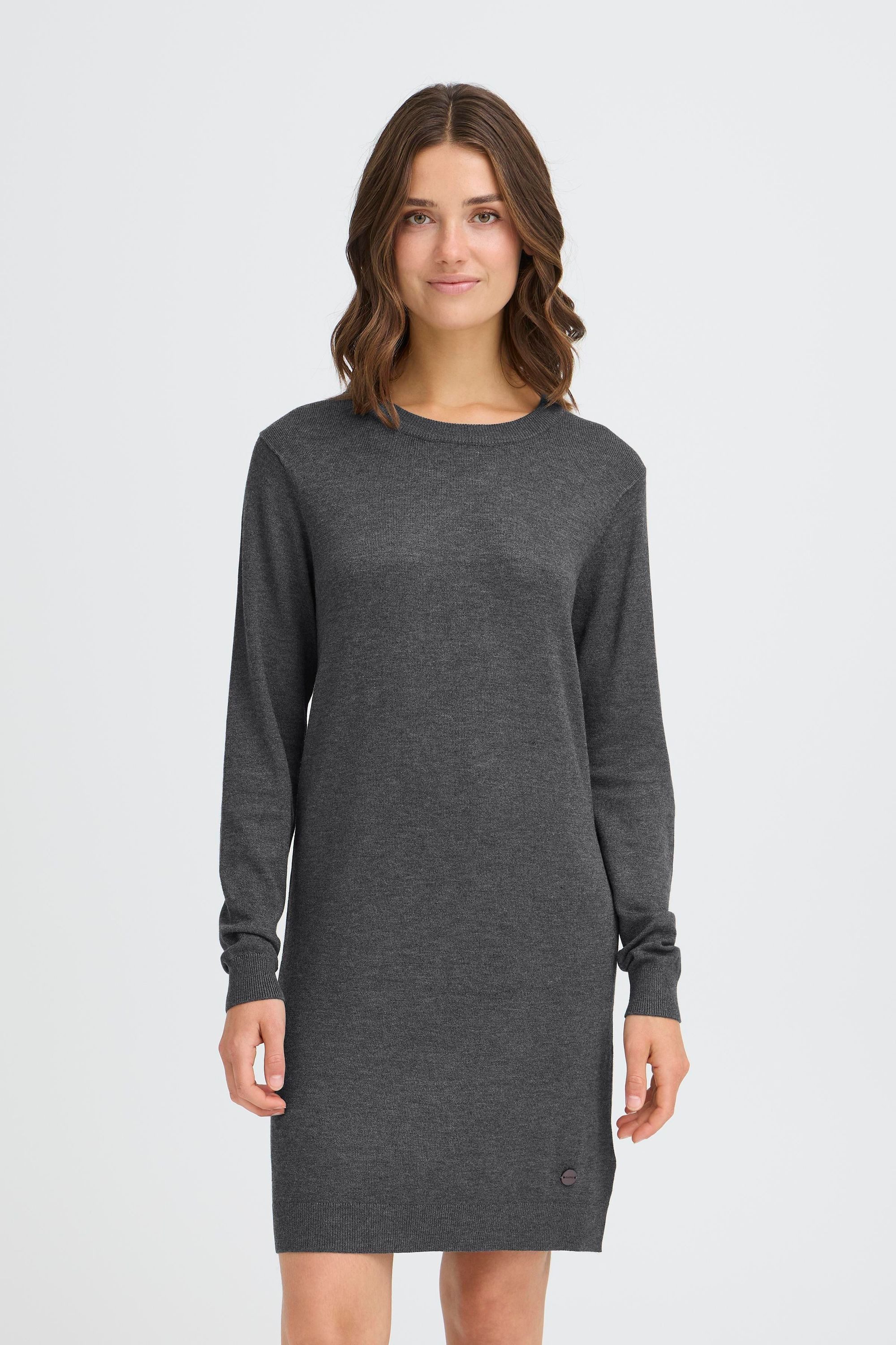 OXMO Strickkleid OXAIDA DRESS Gemütliches Strickkleid mit Rundhalsausschnit günstig online kaufen