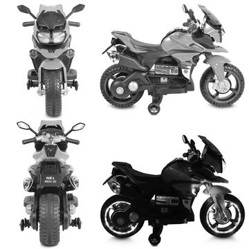 Moni Elektro-Kindermotorrad Kinder Elektromotorrad Bo Rio R800, Belastbarkeit 30 kg, Musikfunktion, Frontscheinwerfer Stützräder