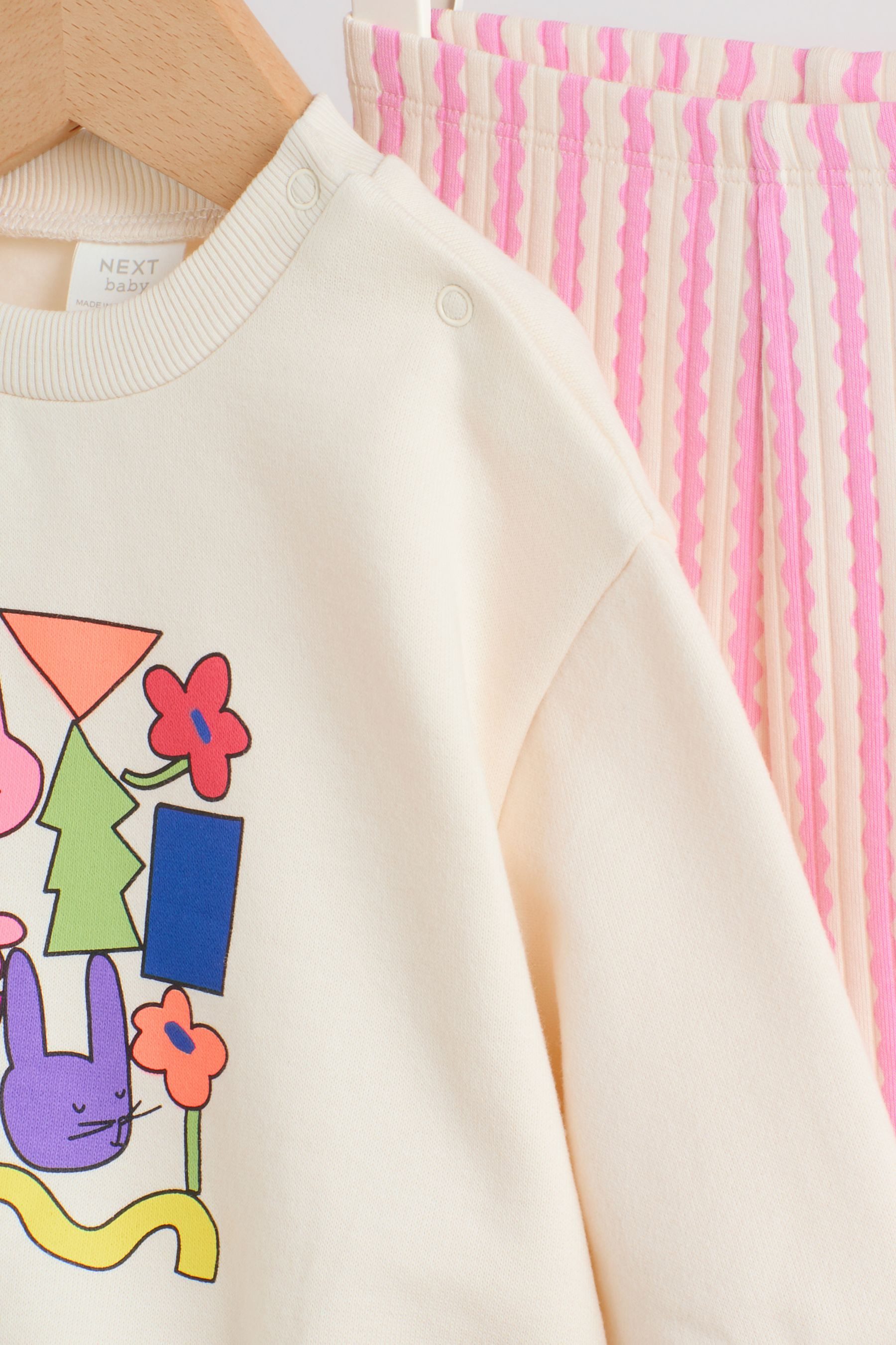 Next Top & Leggings 2-teiliges Baby-Set mit Sweatshirt und Leggings (2-tlg)