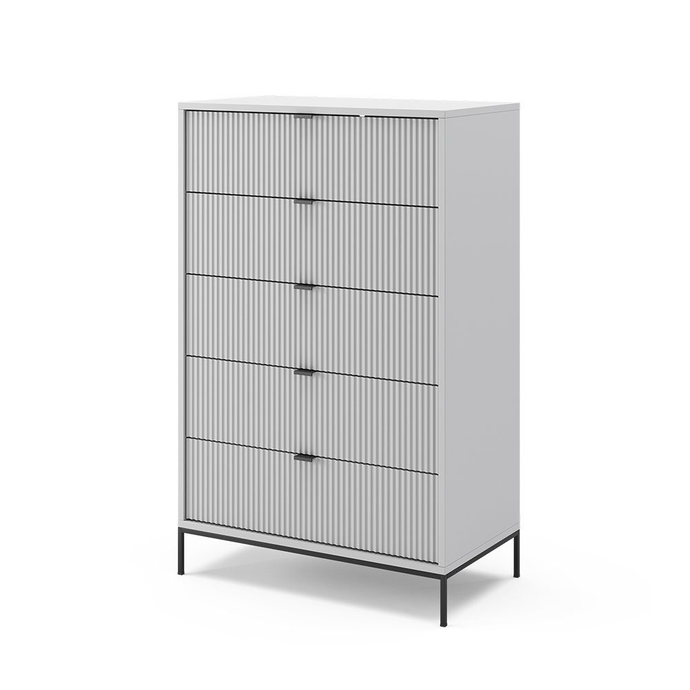 Vicco Kommode Eliza, Grau, 76 x 120 cm (1 St)