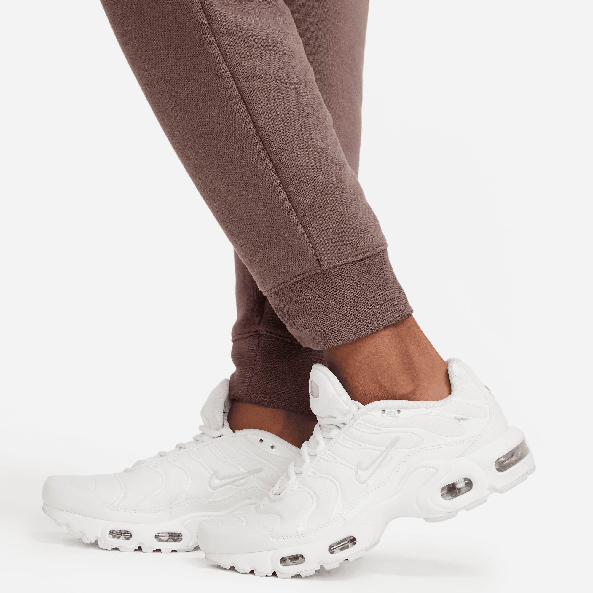 Kids' Big Nike Pants Club Sportswear Fleece (Girls) PLUM ECLIPSE/WHITE Jogginghose