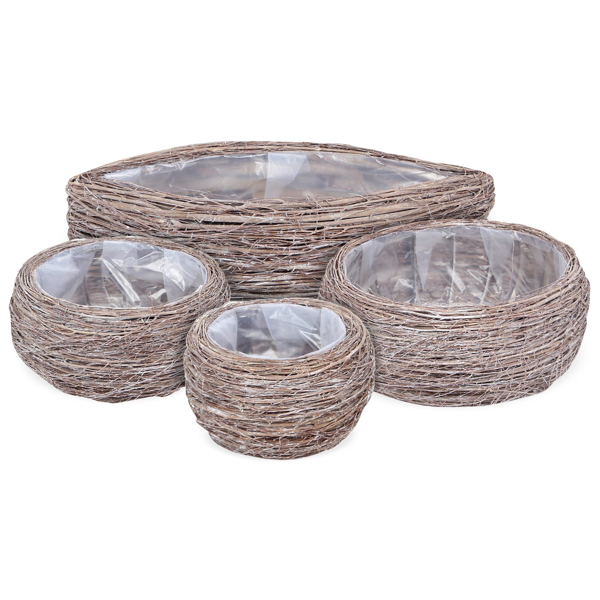 matches21 HOME & HOBBY Blumentopf Pflanzschale Oval in 45 x 20 x 13 cm, Dek günstig online kaufen
