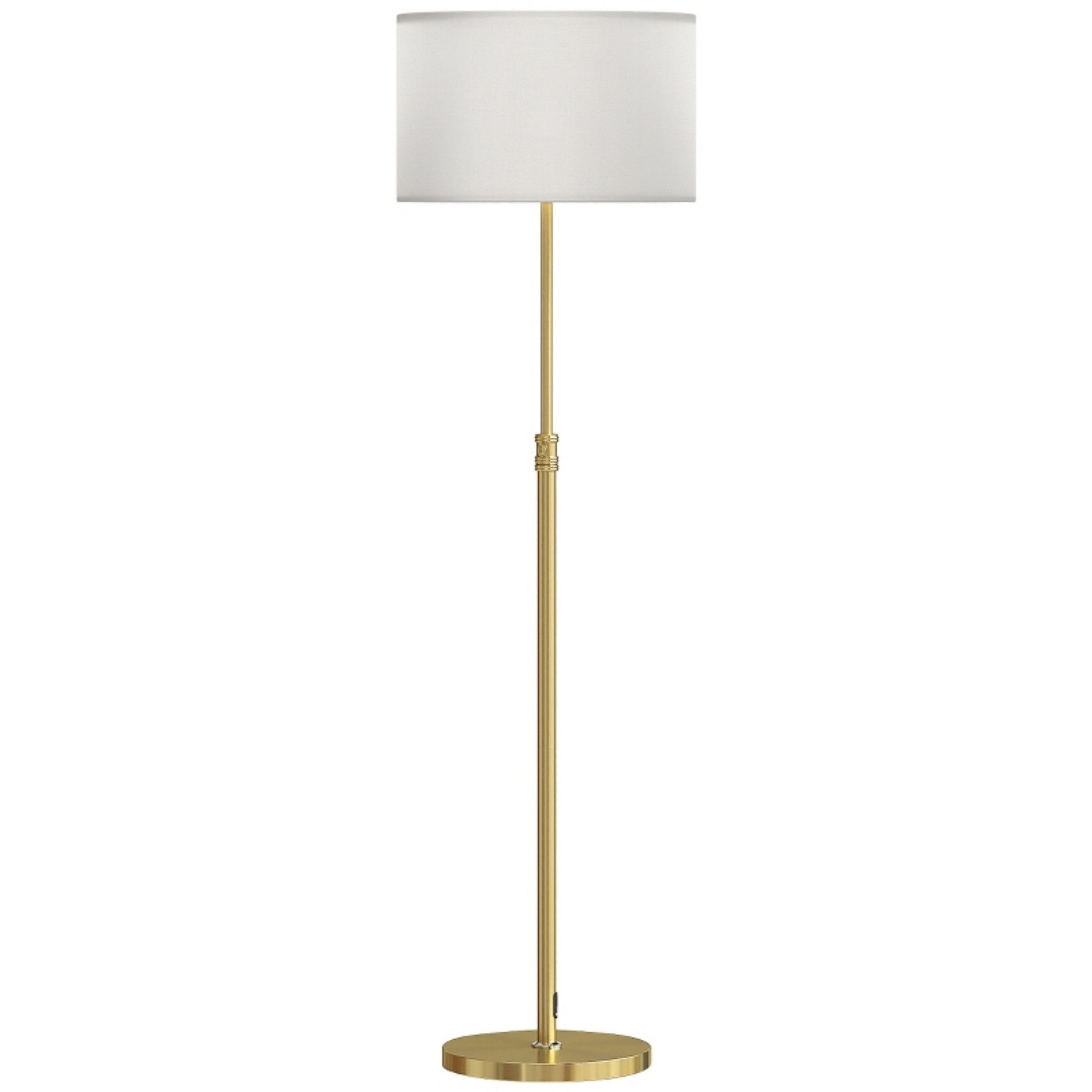 Blossom LED Stehlampe Stehlampe Wohnzimmer, höhenverstellbar 133–168 cm, dimmbar, Bodenlampe mit Fernbedienung, 3 Farbtemperaturen, Fußschalter, Gold