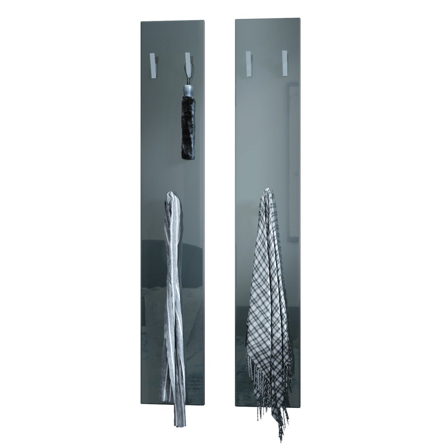 Vladon Garderobenpaneel Wandpaneel 140 (Garderobenpaneel, bestehend aus 2 P günstig online kaufen