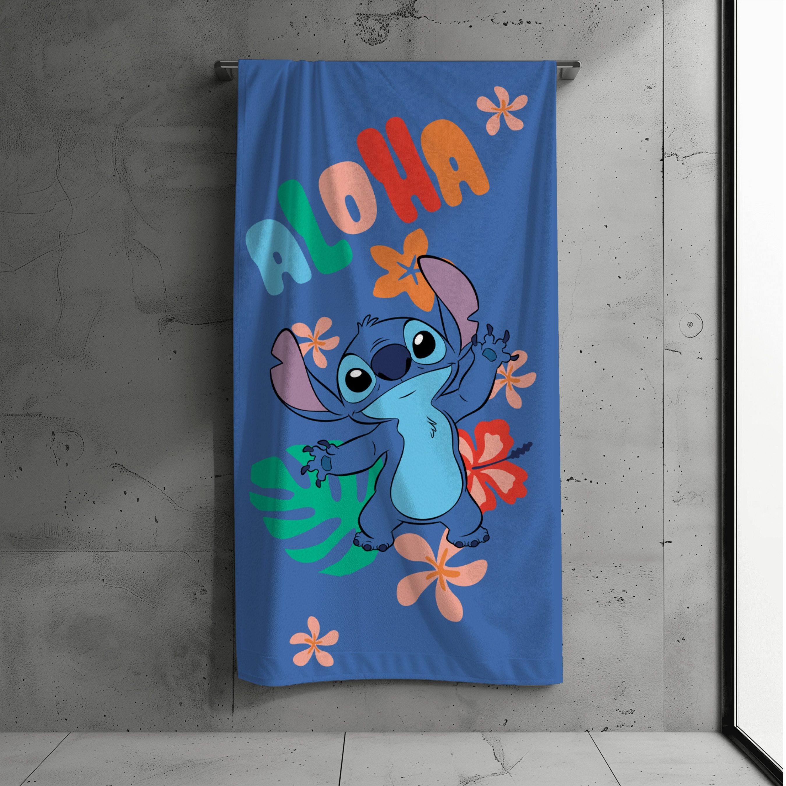 MTOnlinehandel Badetuch Stitch, 70x140cm, Geschenk für günstig online kaufen