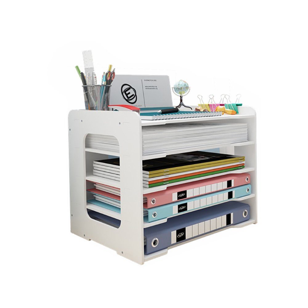 GelldG Organizer 5 Tier Office Desktop-Aktenhalter Organizer für Paper Schreibtisch