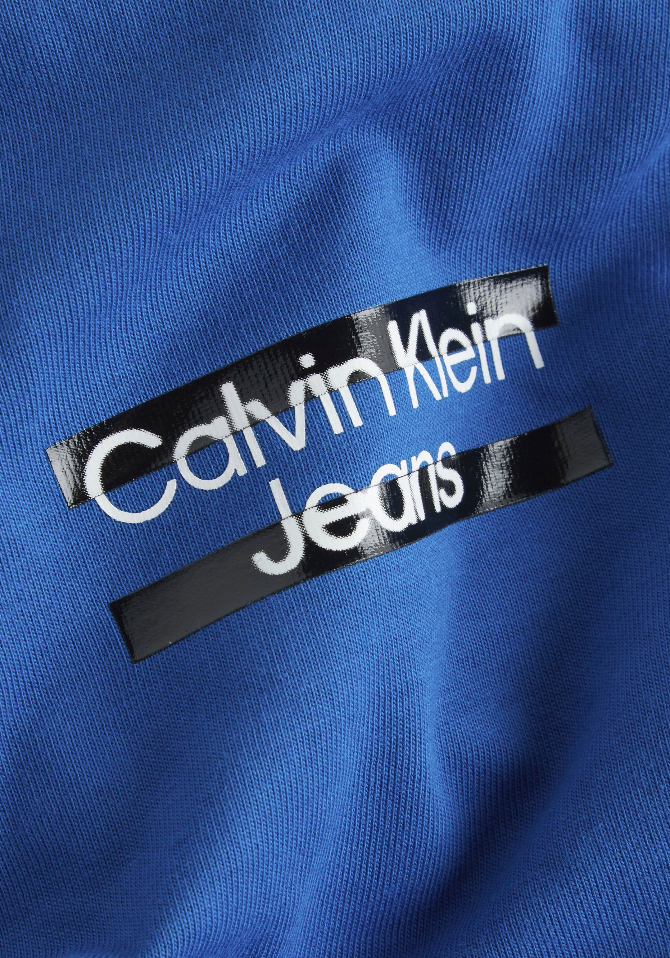 Klein mit Logoprint Jeans Calvin Tarps Klein Calvin Blue Kurzarmshirt
