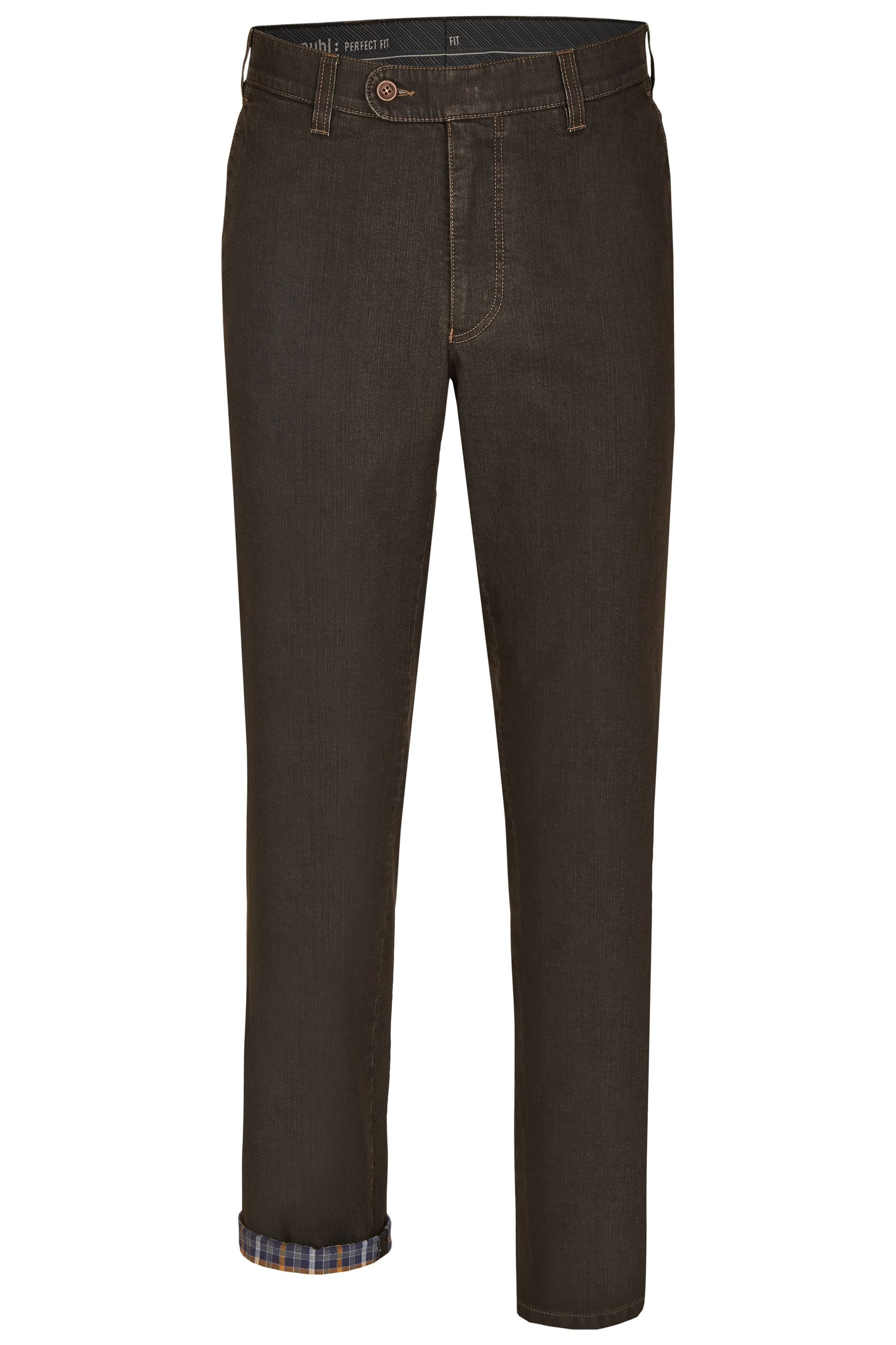 Bequeme Jeans aubi Perfect Fit Herren Winter Jeans Hose Thermo Stretch Modell 926
