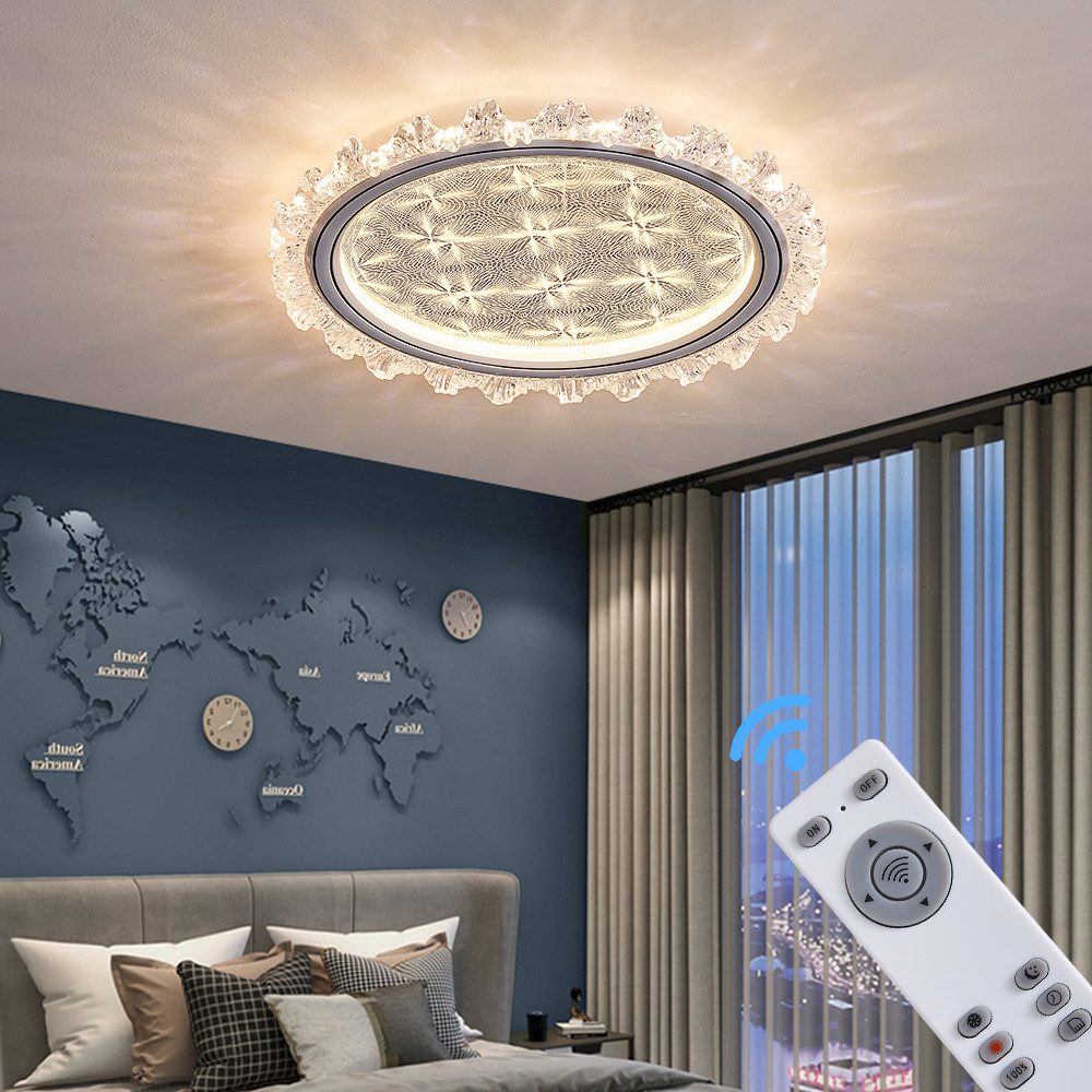 Eurotondisplay LED Deckenleuchte LED Deckenleuchte Fernbedienung/Handy-App günstig online kaufen