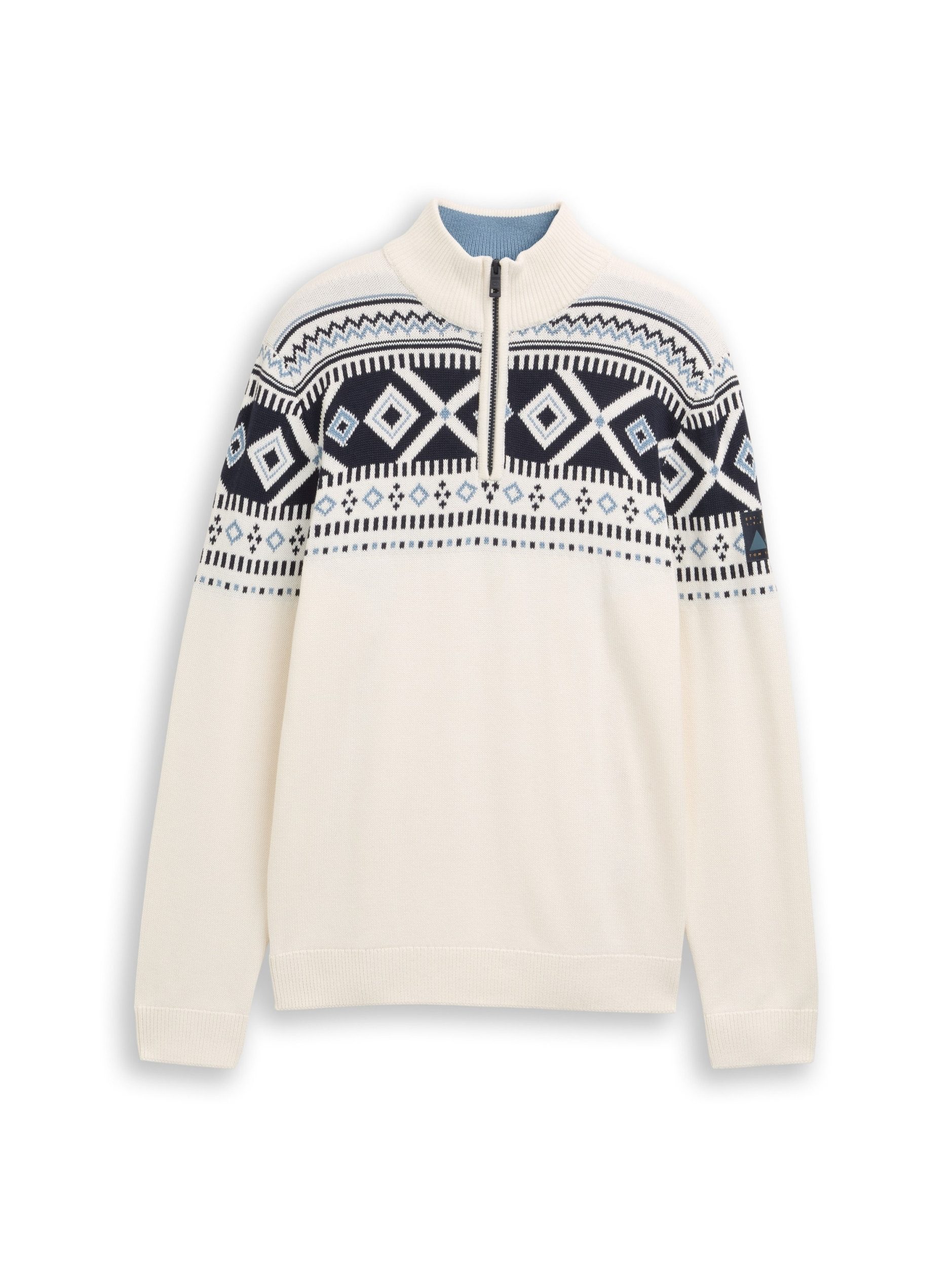 Strickpullover fair isle knit troyer