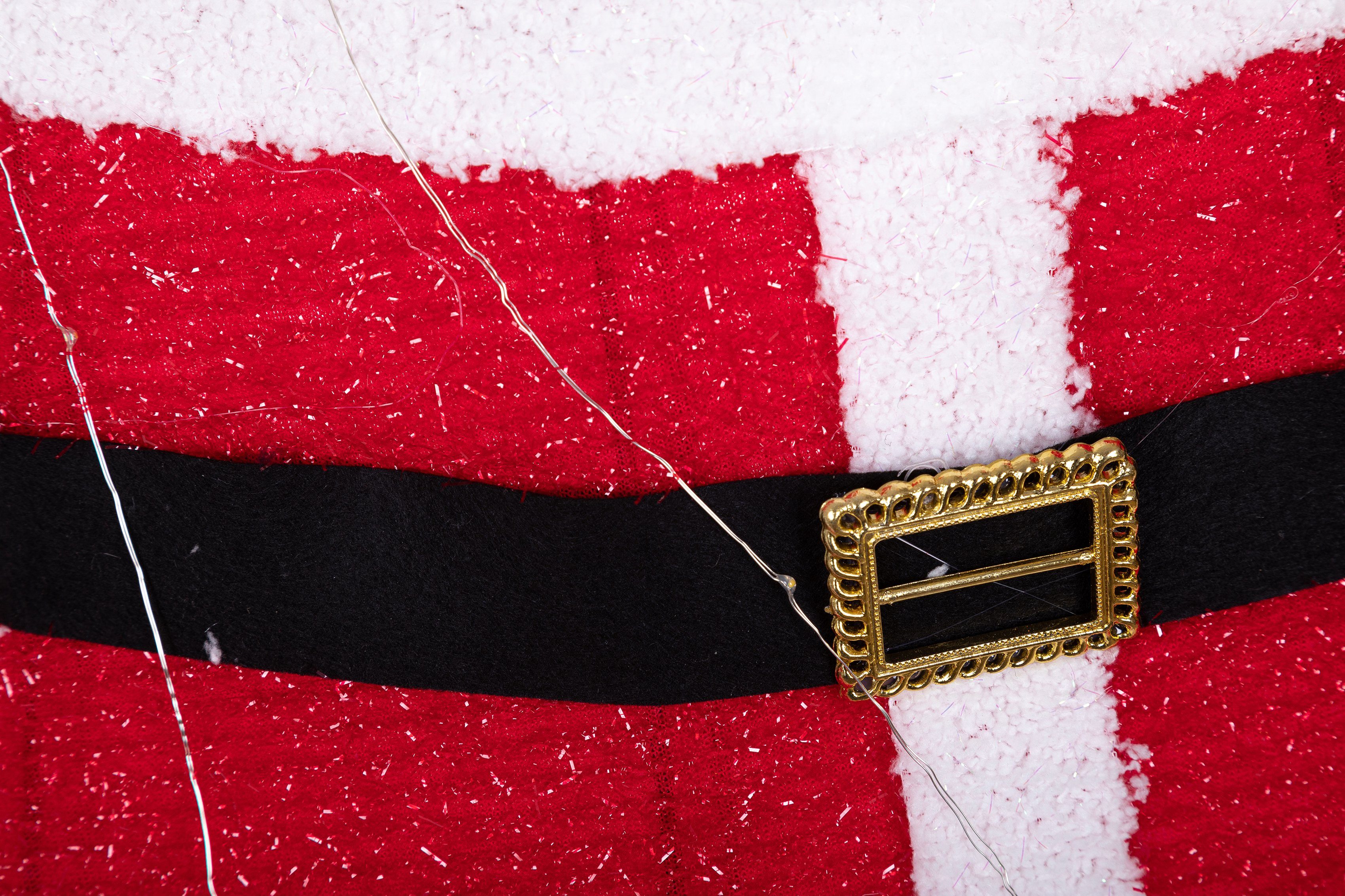 Myflair Möbel & Accessoires Christbaumständer Weihnachtsdeko rot, Christbaumschmuck (1-tlg), Verkeidung, mit warmweißen LED's