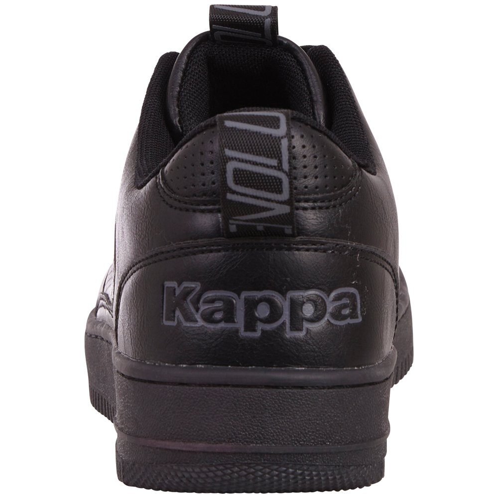 Kappa Evolution Zungen- auf Ambigramm - mit Fersenloops black-grey & Sneaker