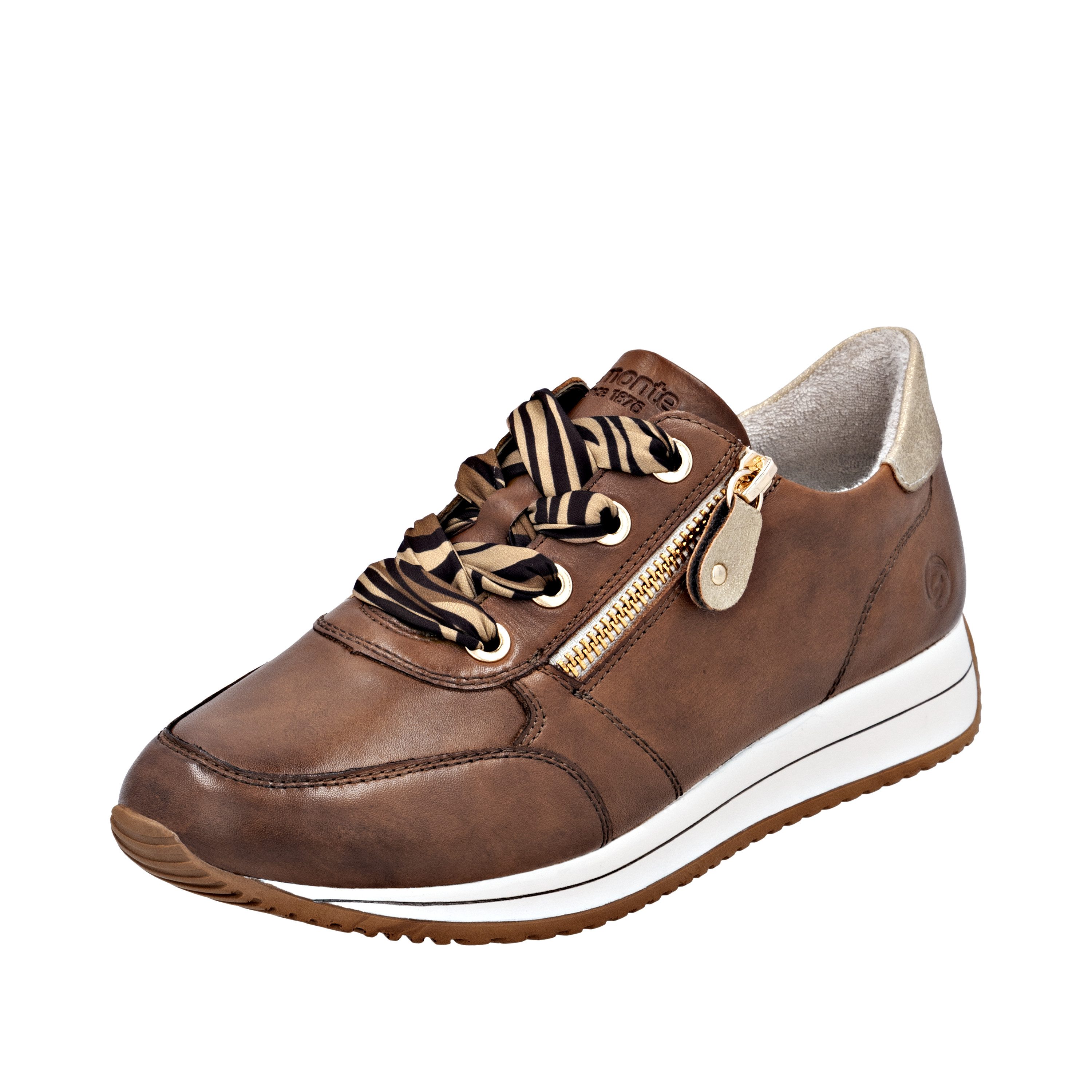 Remonte Keilsneaker Schnürschuh, Halbschuh, Freizeitschuh mit seitlichem Re günstig online kaufen