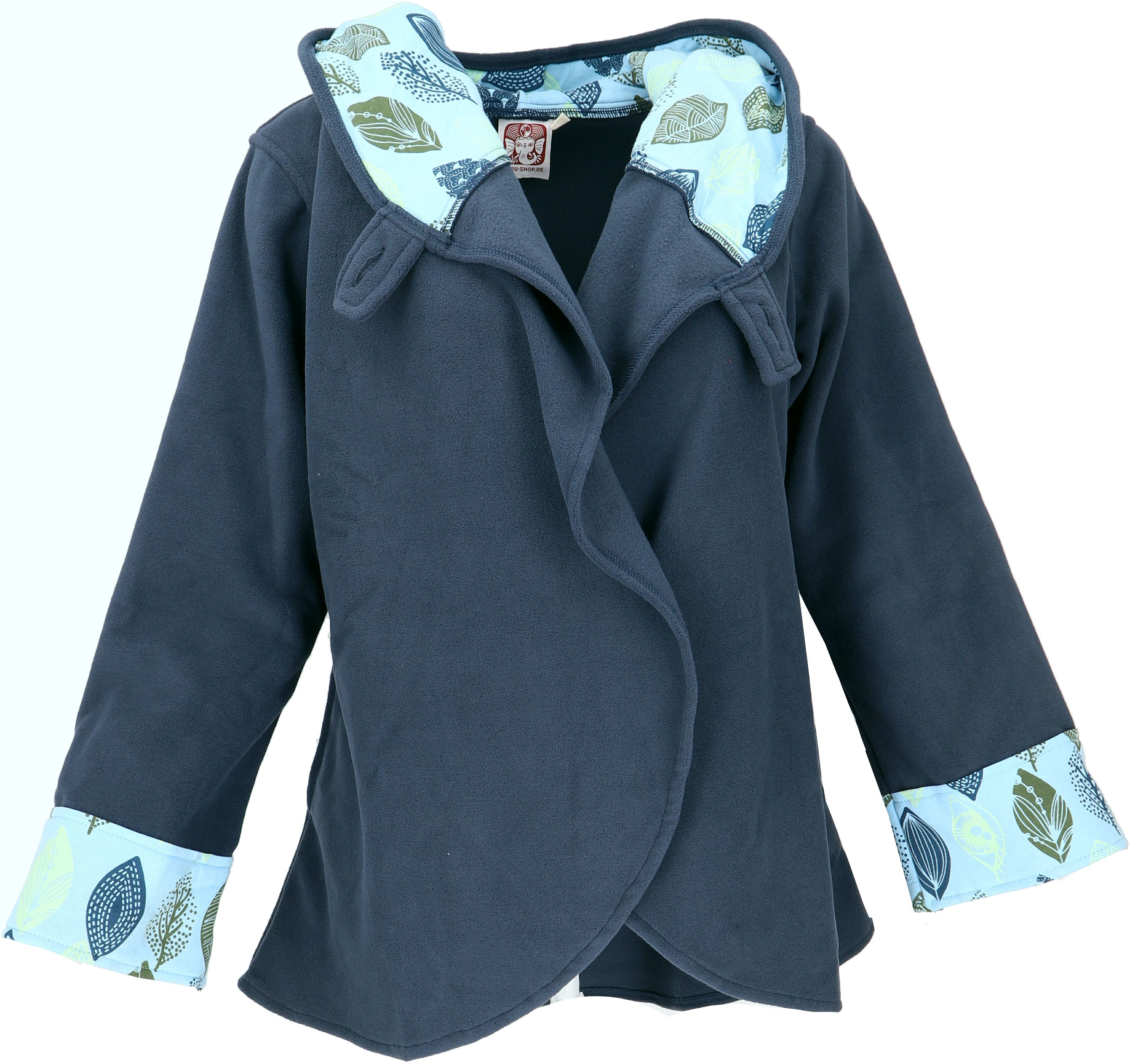 Guru-Shop Langjacke Fleece Cape Wickeljacke - günstig online kaufen