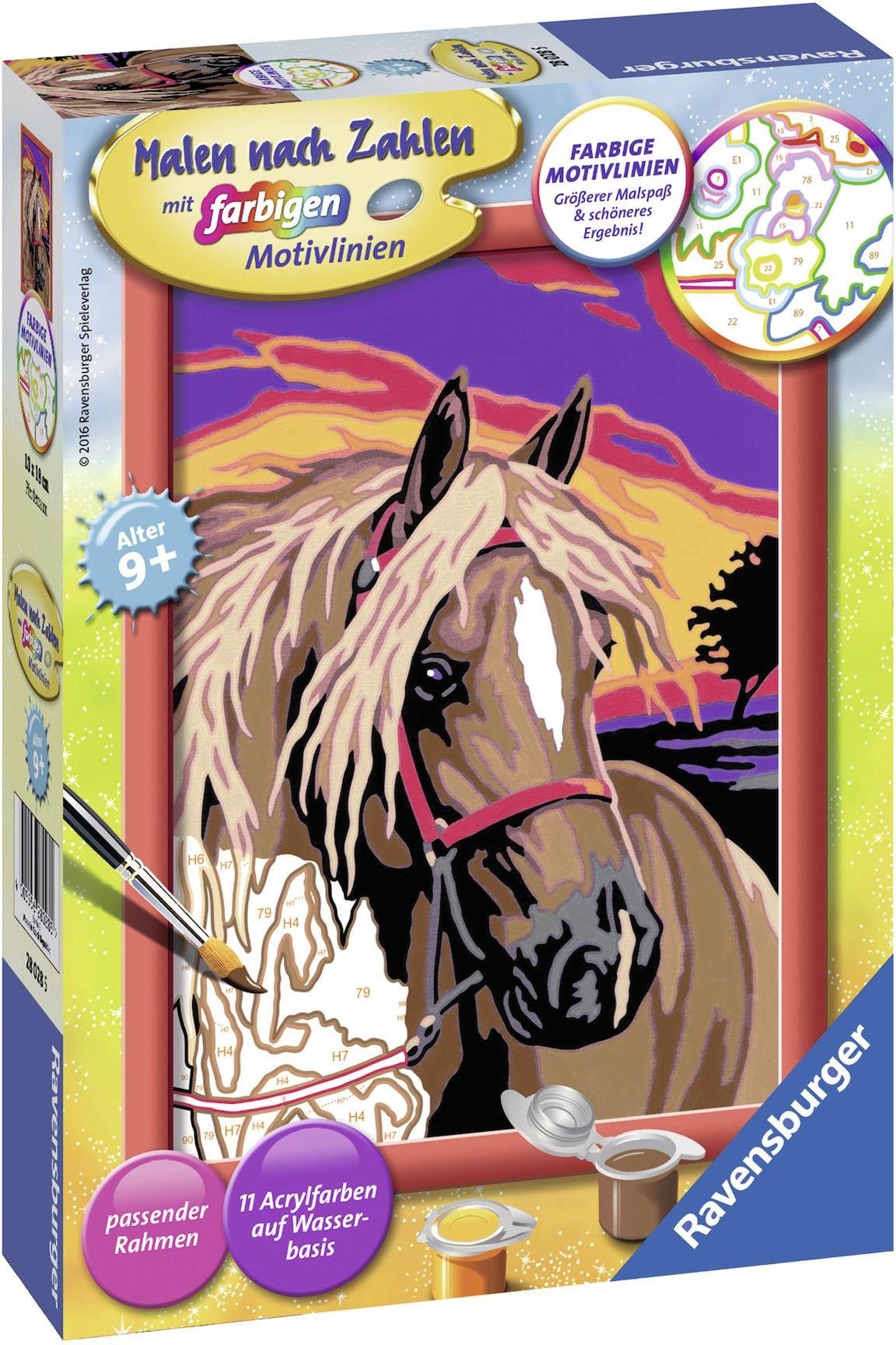 Ravensburger Malen nach Zahlen Pferdetraum, Made in Europe