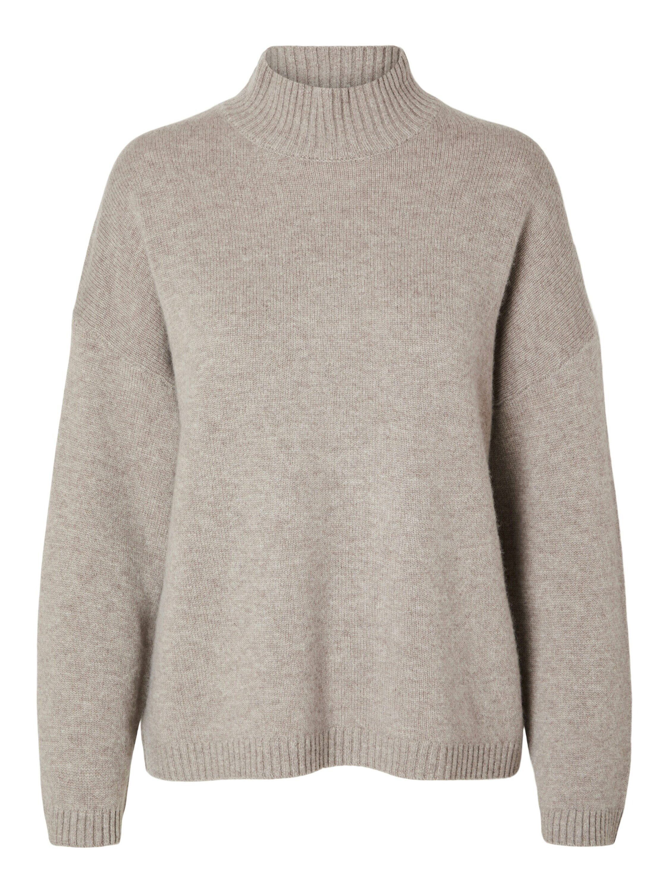 Selected Strickpullover SLFCILLE (1-tlg) Plain/ohne Details günstig online kaufen