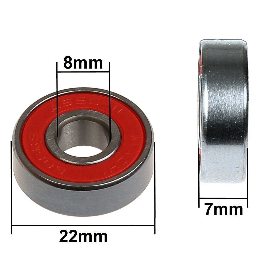 FunTomia Skateboard FunTomia 4 x Rollen für Skateboards Härtegrad 92A oder 100A