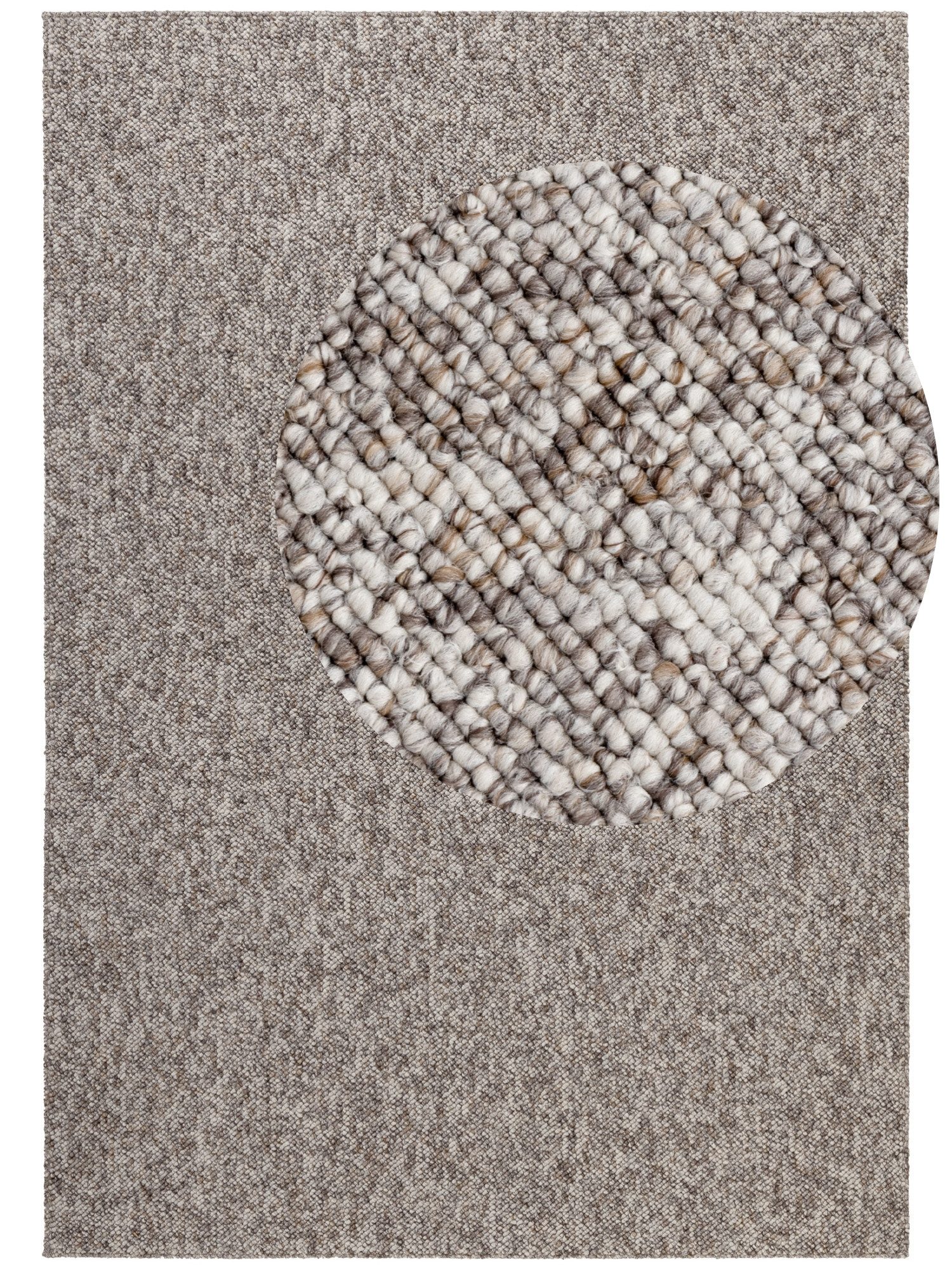 ELLE DECORATION Teppich Rocco, rechteckig, Höhe: 10 mm, Läufer, waschbar, Wohnzimmer, Esszimmer, Woll-Optik